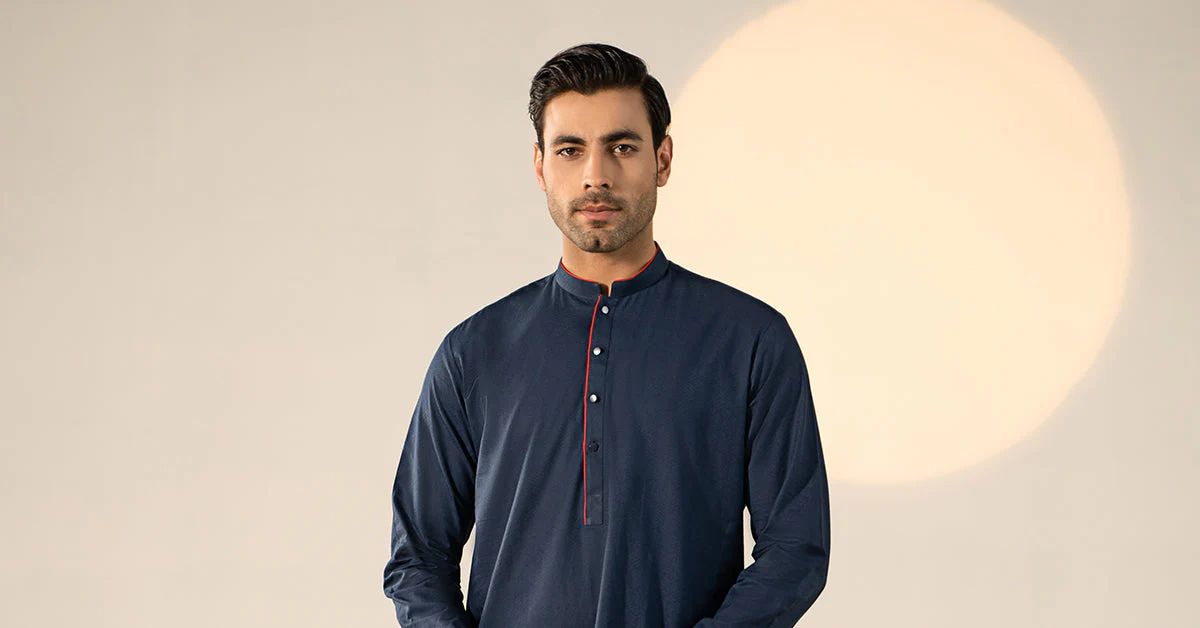 Self Dobby Kurta - Image 10
