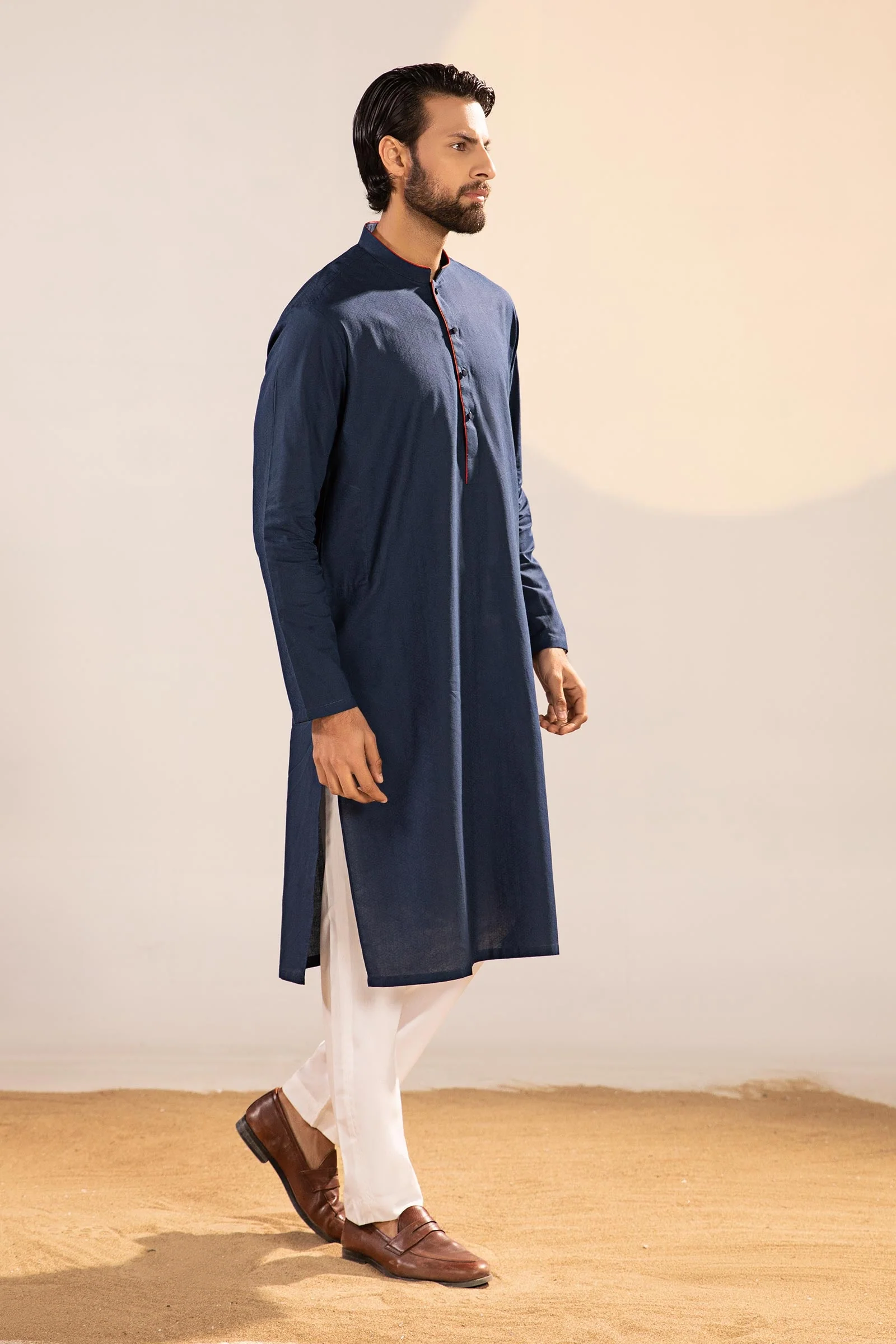 Self Dobby Kurta - Image 6