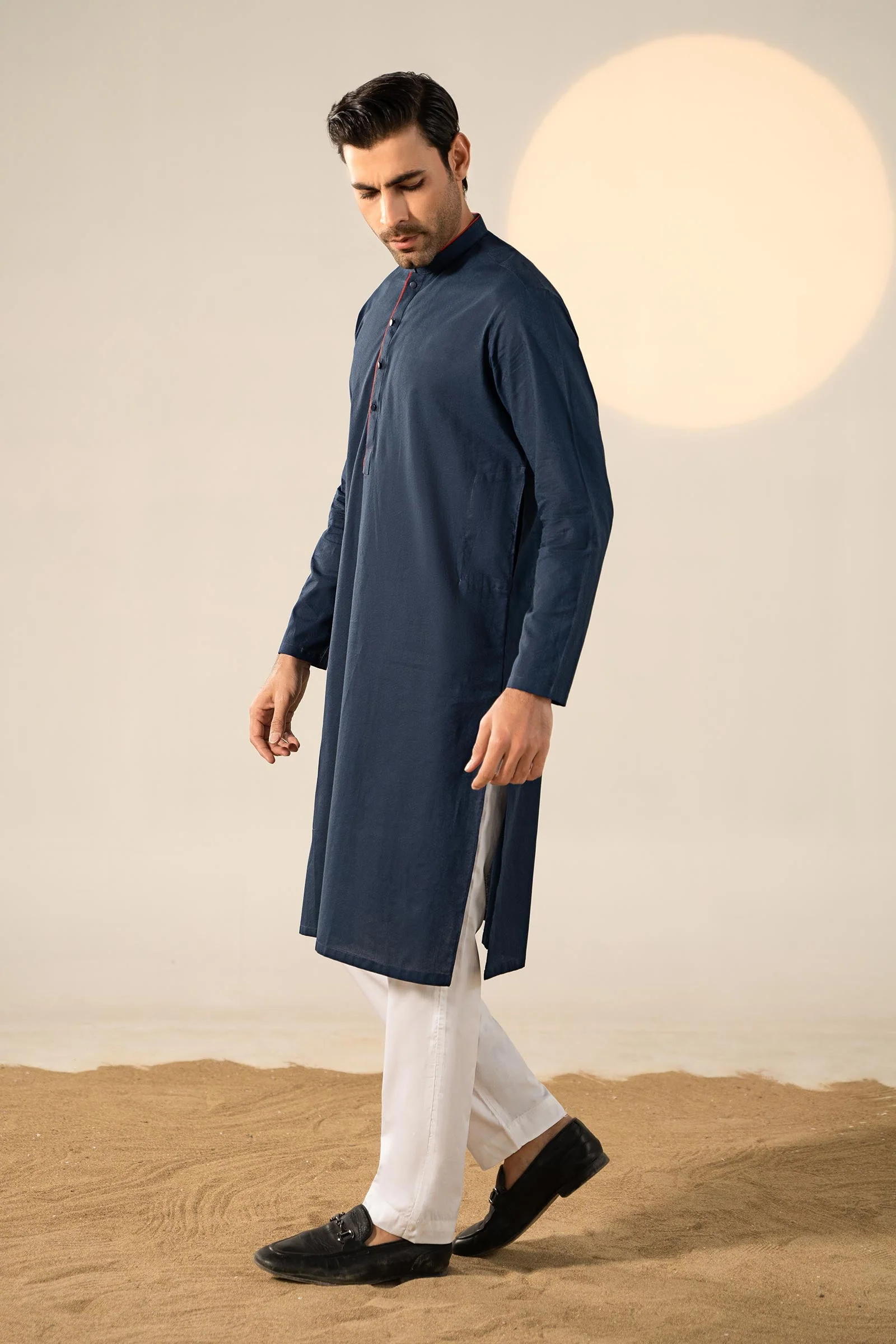 Self Dobby Kurta - Image 7