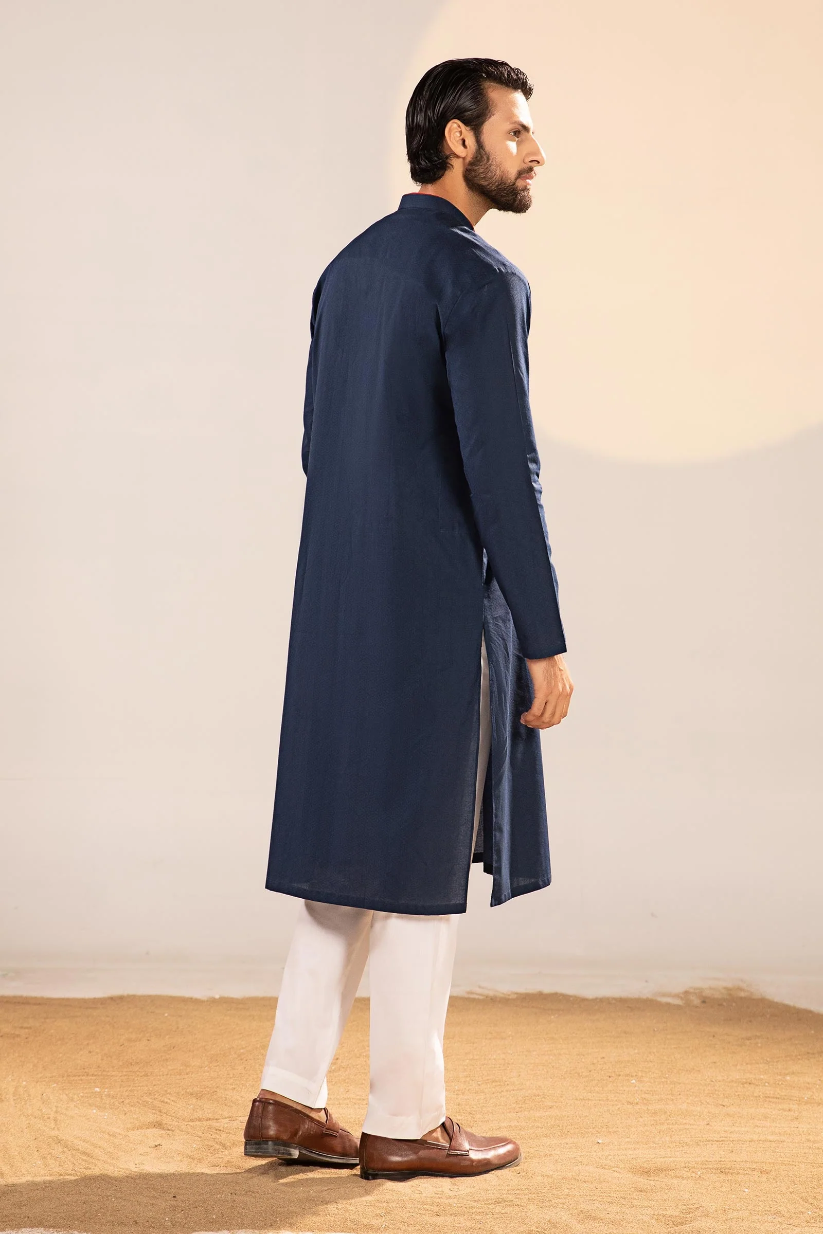 Self Dobby Kurta - Image 8