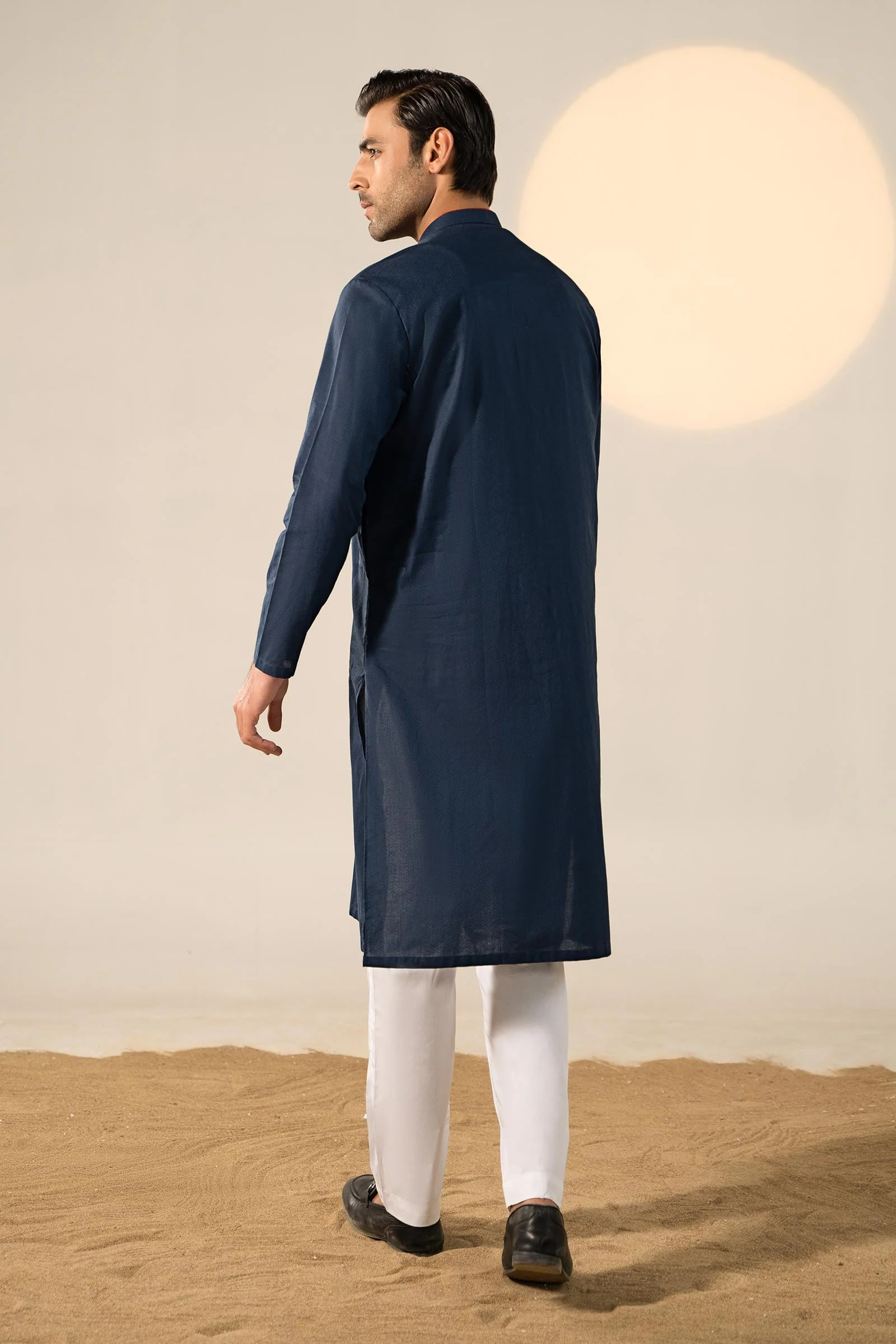 Self Dobby Kurta - Image 9