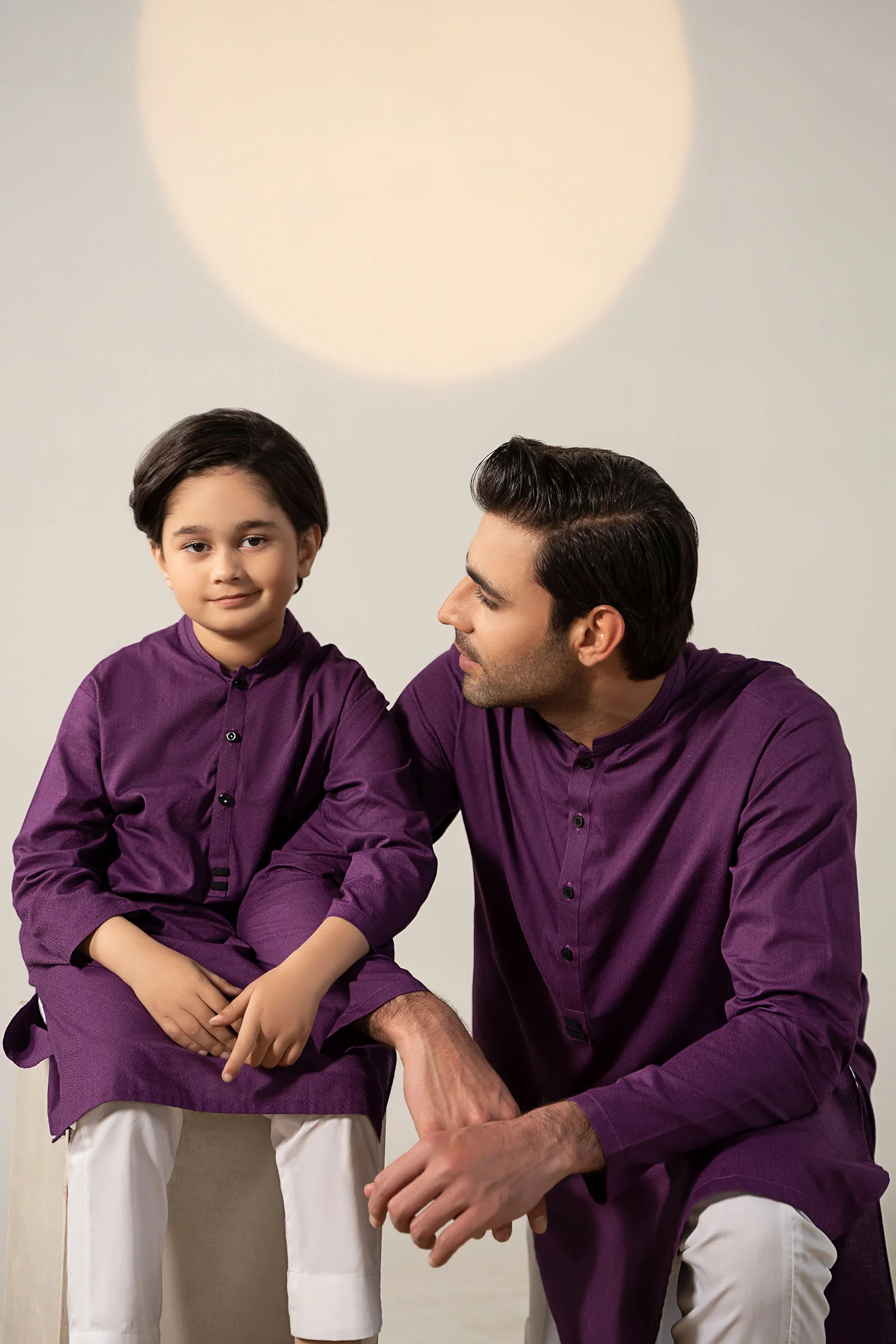 Self Dobby Kurta - Image 3
