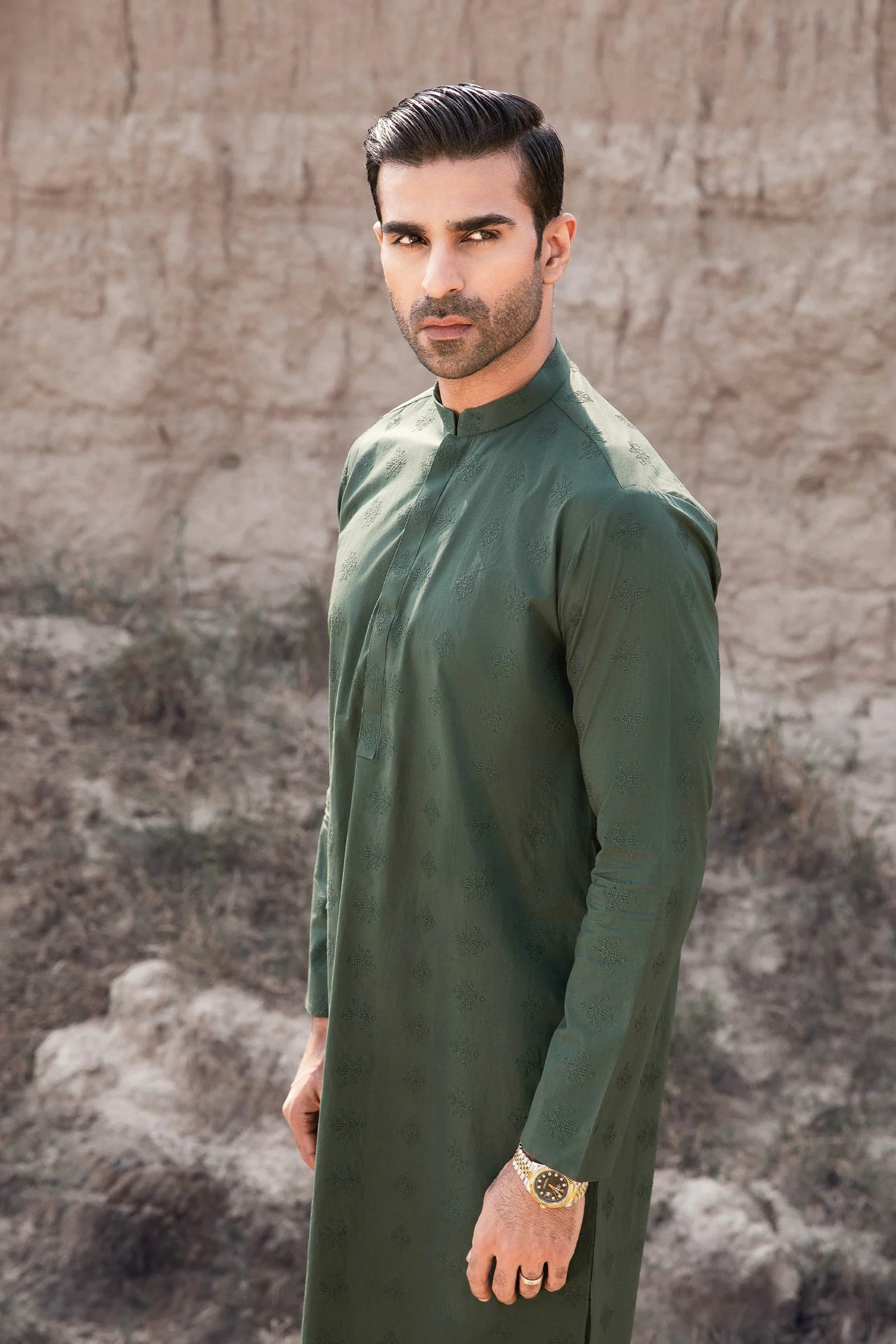 Kurta Dark Olive GTS-W23-01 - Image 4