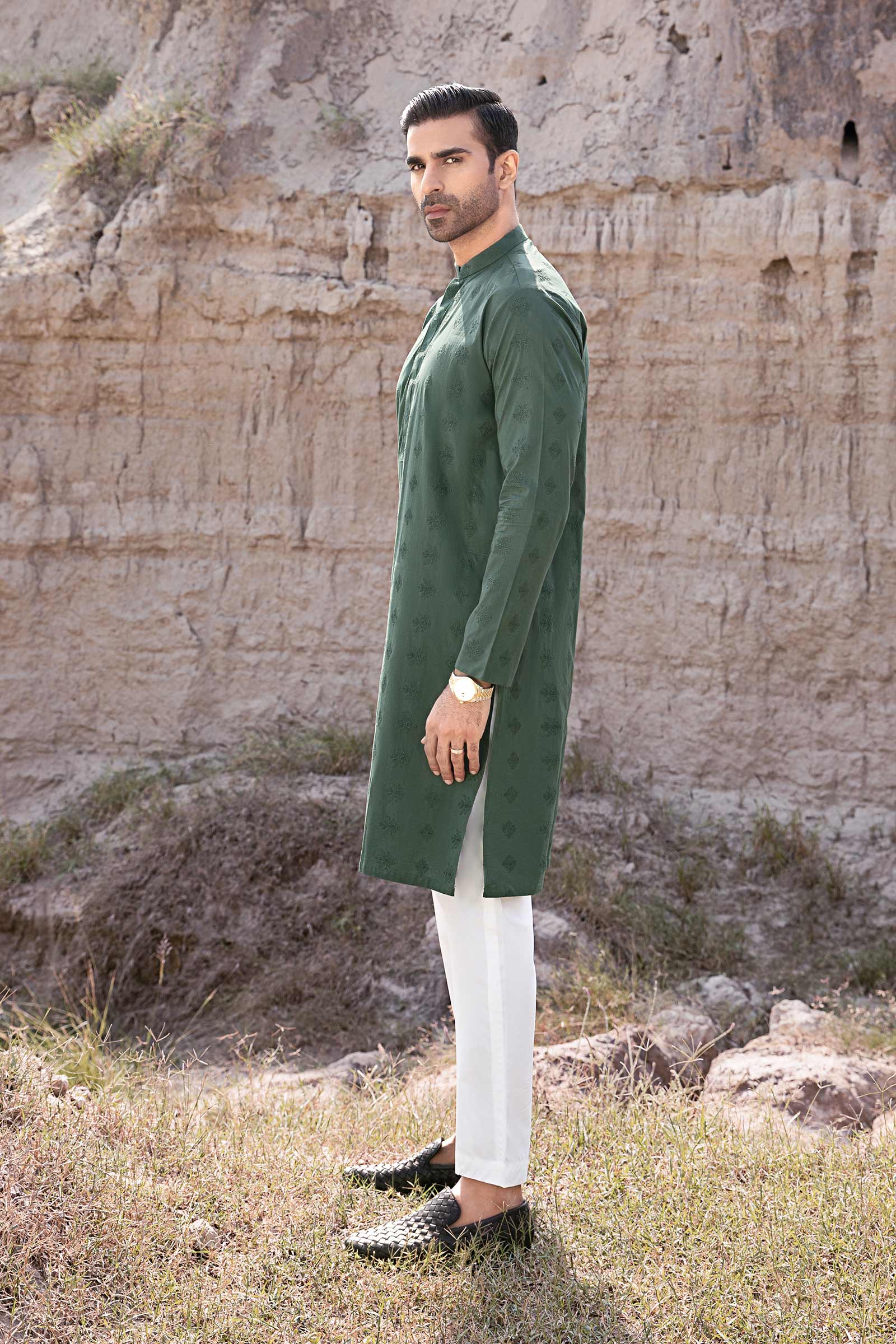Kurta Dark Olive GTS-W23-01 - Image 6
