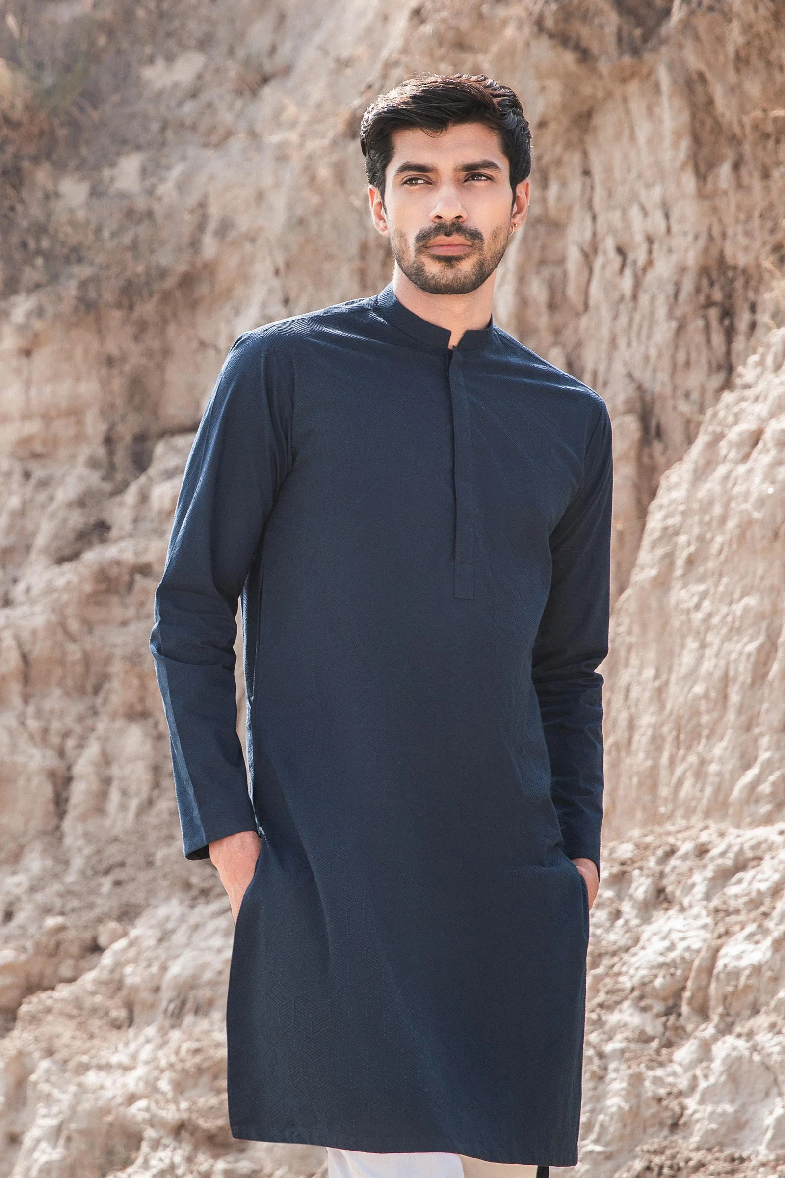 Kurta Navy Blue GTS-W23-05 - Image 3