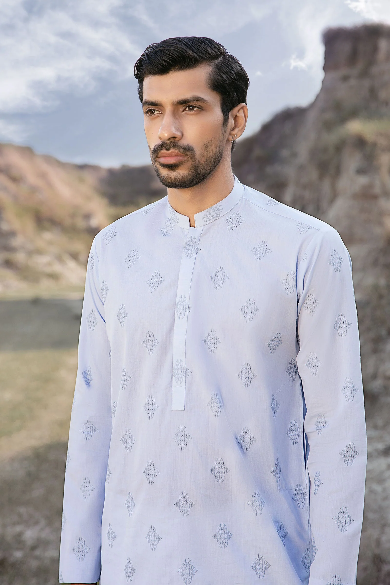 Kurta Sky Blue GTS-W23-06 - Image 2