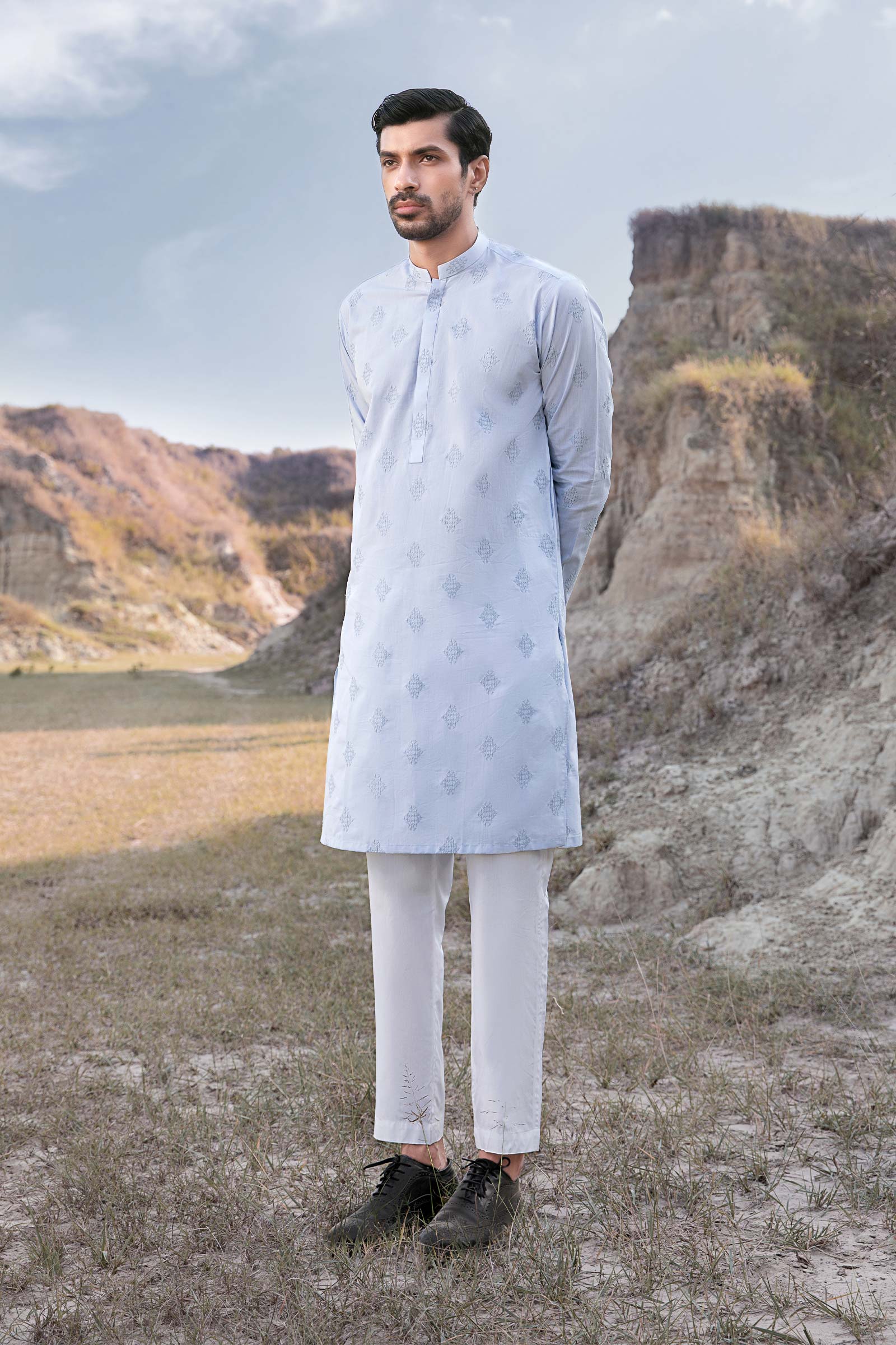 Kurta Sky Blue GTS-W23-06 - Image 3
