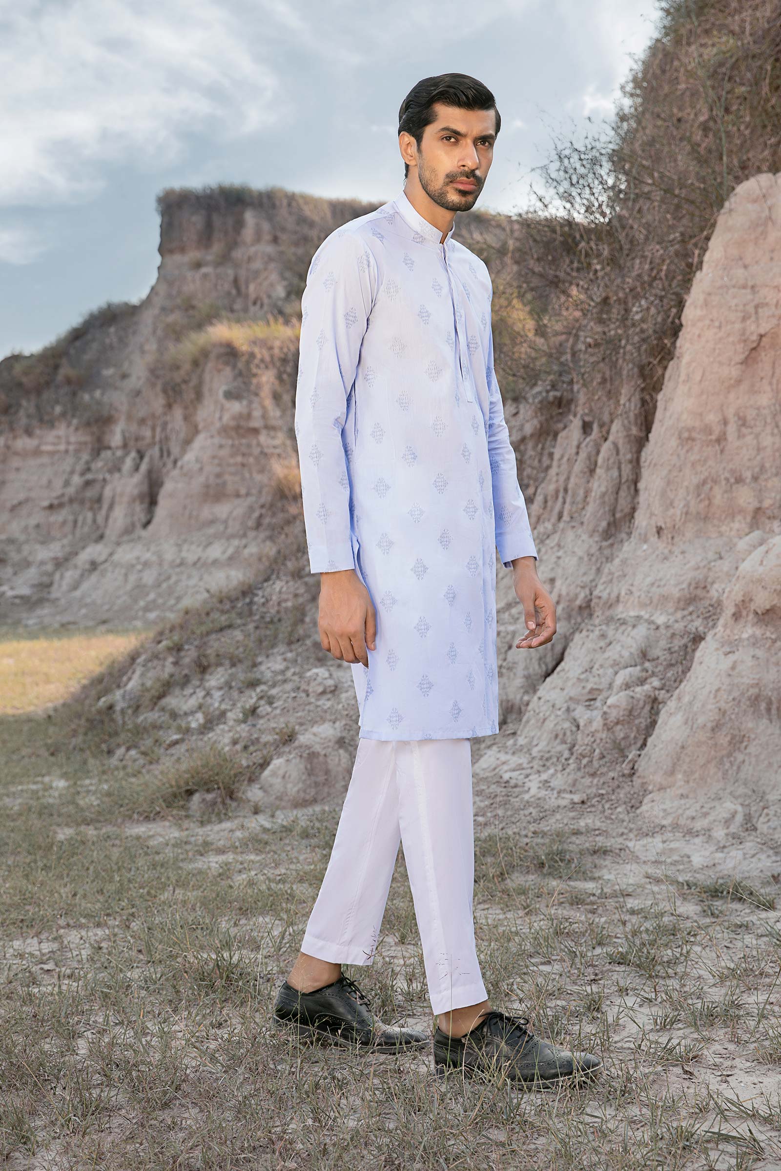 Kurta Sky Blue GTS-W23-06 - Image 4
