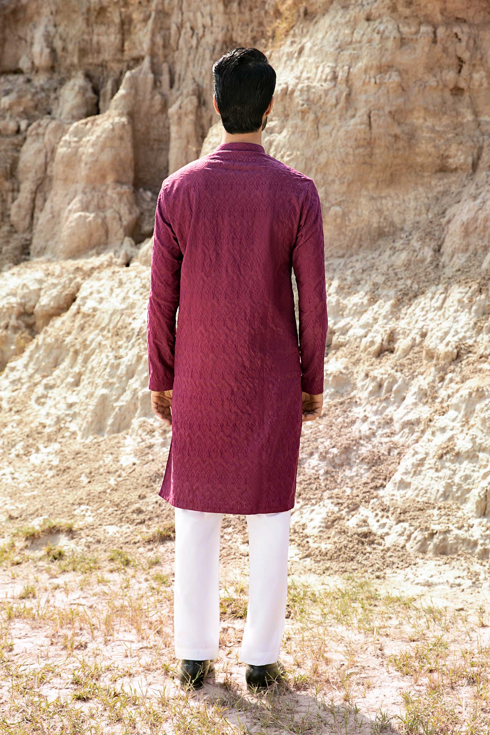 Kurta Deep Plum GTS-W23-07 - Image 6