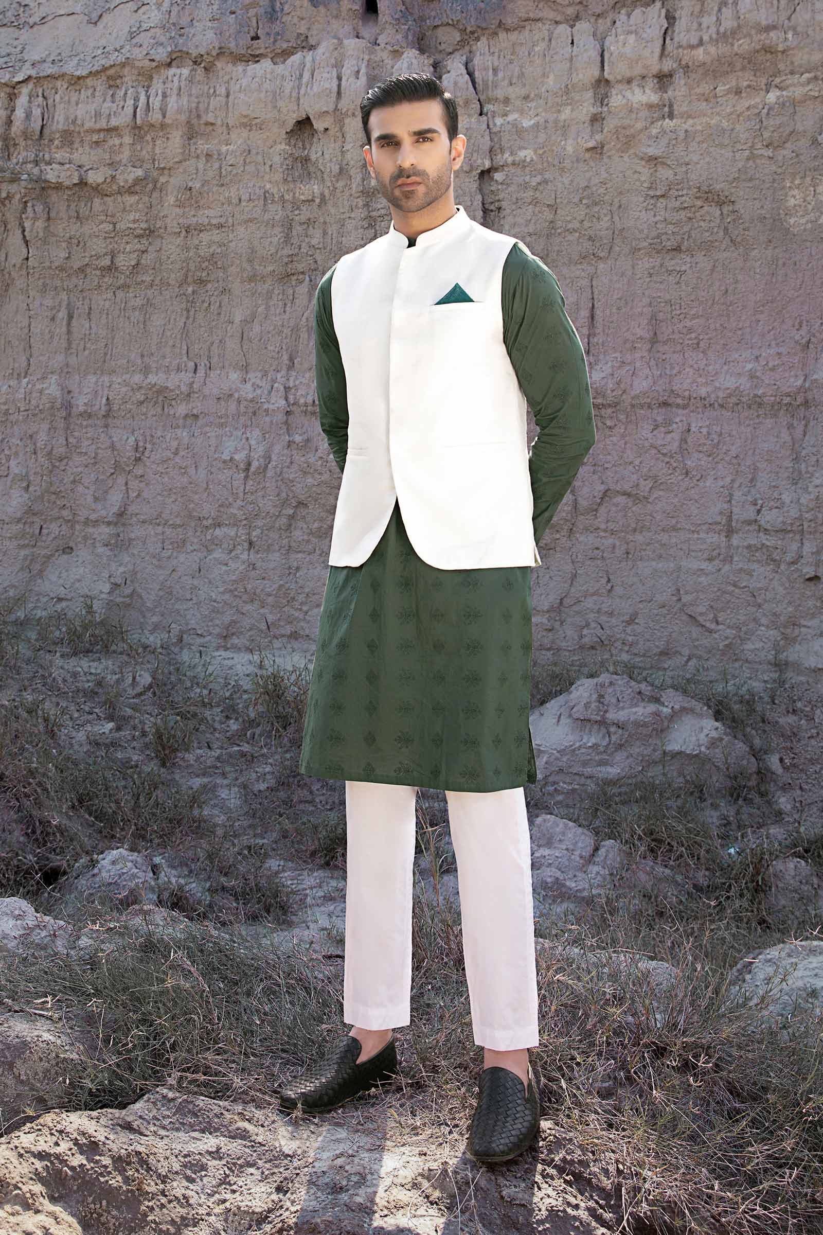Waistcoat White GTS-W23-14 - Image 4