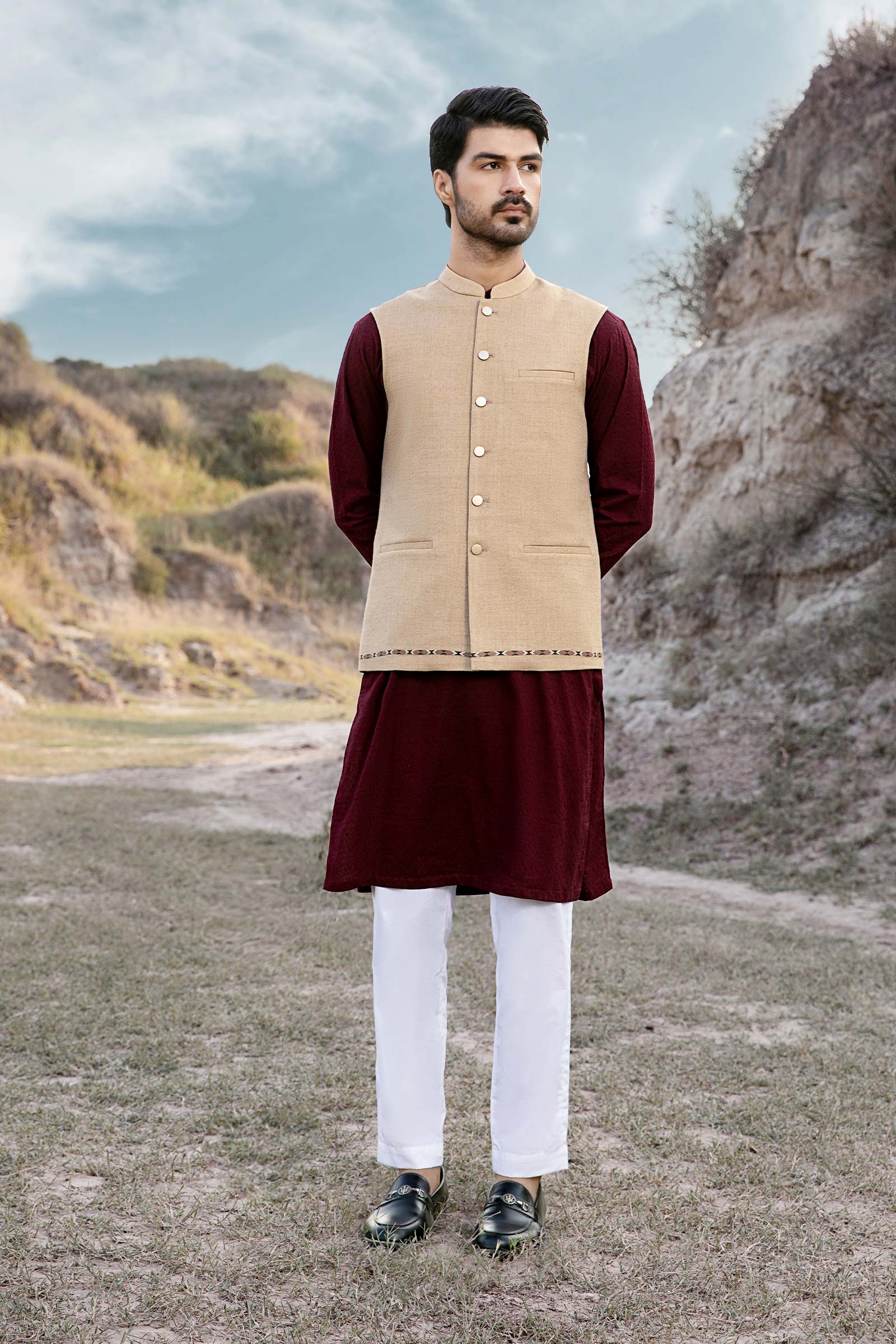 Waistcoat Sand GTS-W23-15 - Image 3