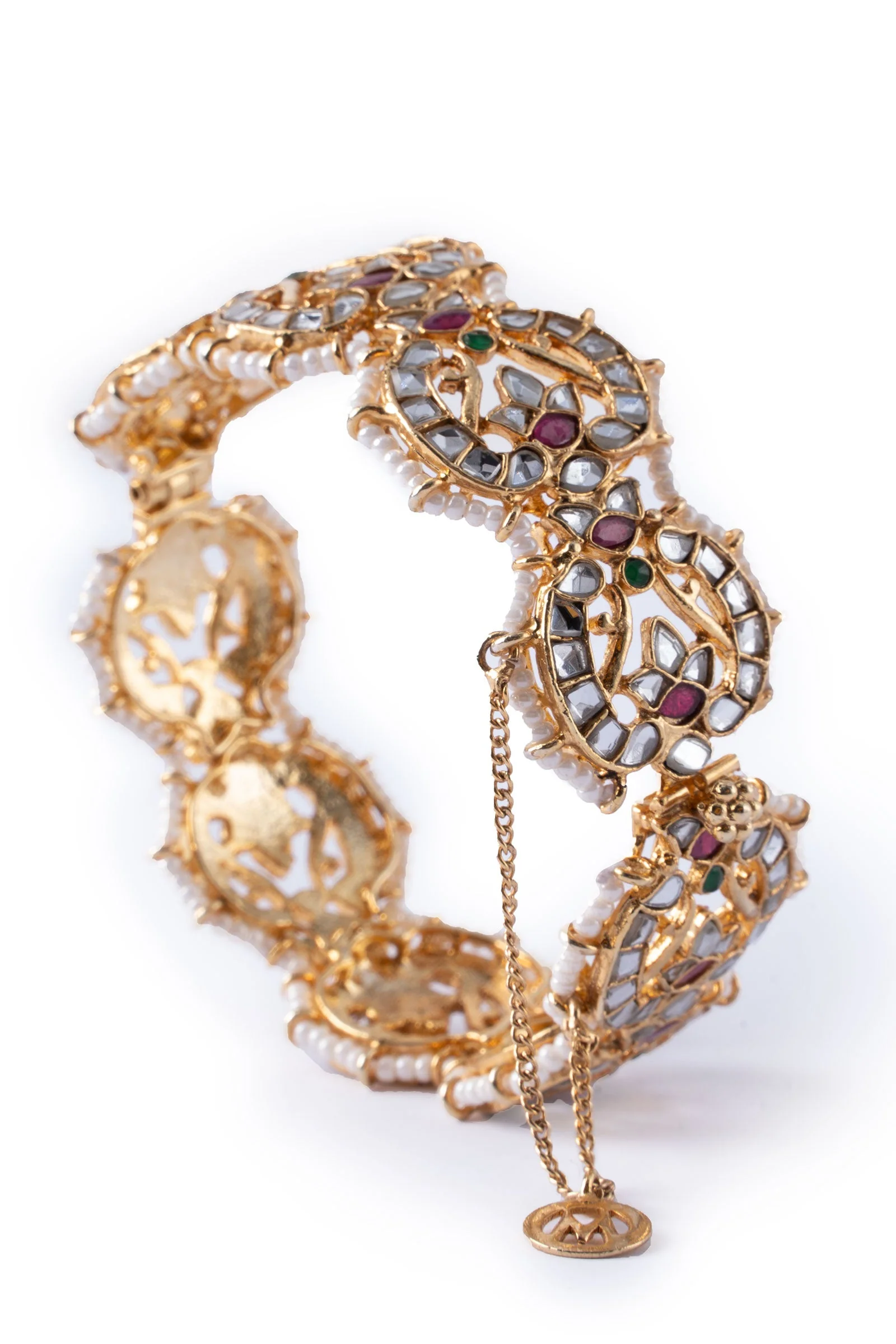 Kundan Halo Bangle - Image 5