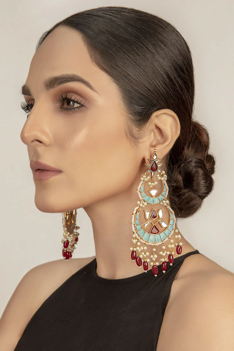 JER-014-Turquoise and Maroon - Image 2