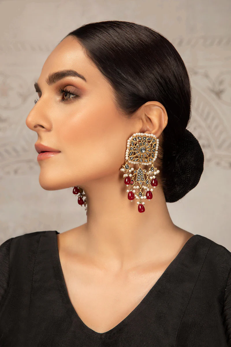 JER-023-Ruby Red & Off White - Image 2