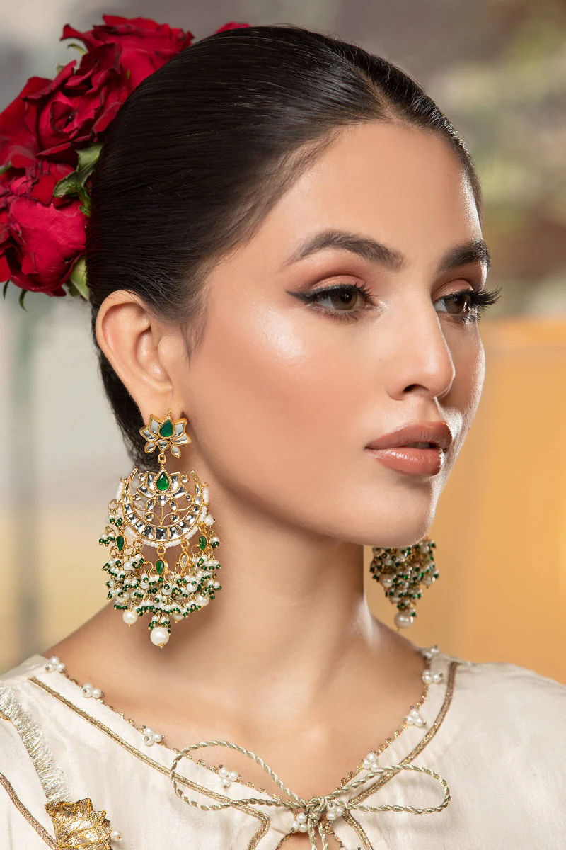 JER-037-Emerald green and Gold - Image 3