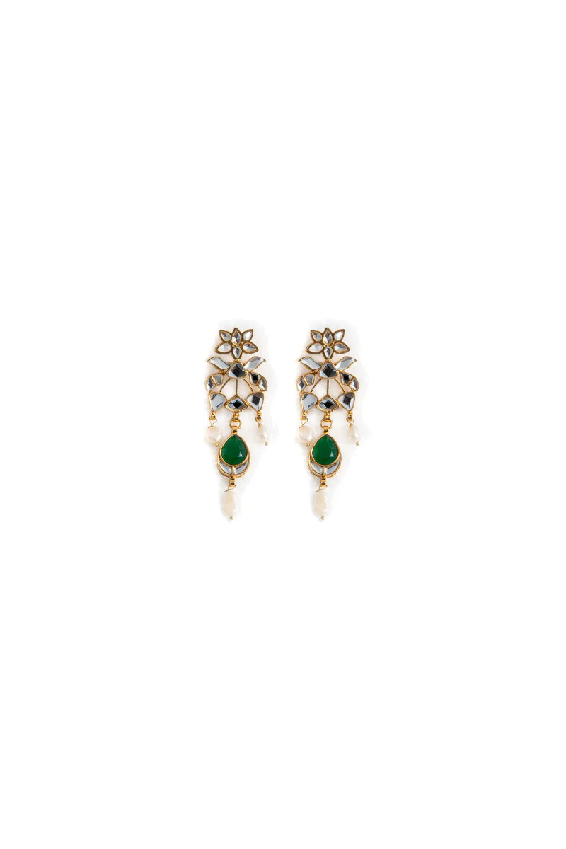 JER-053 Emerald green and Gold - Image 2
