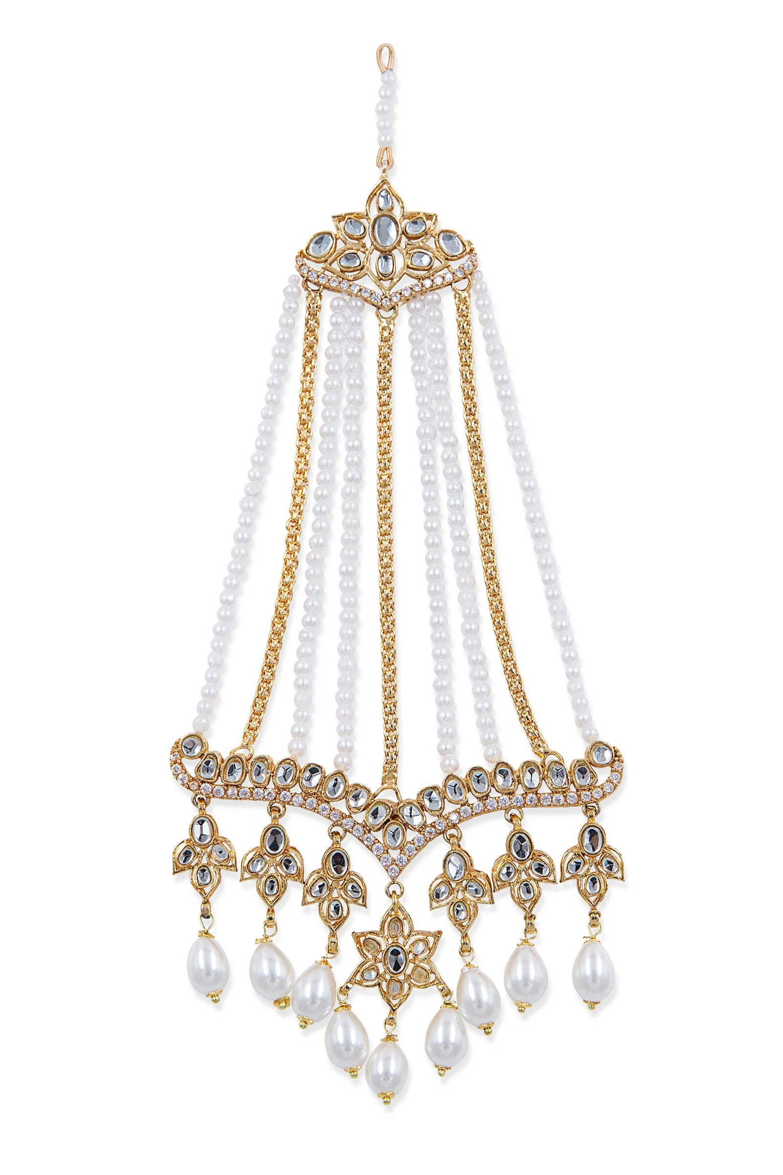 Floral Drop Jhoomar - Image 3