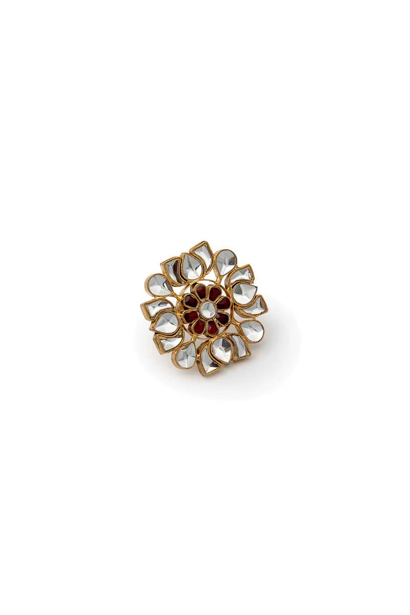 JRG-017 Ruby red with Gold - Image 2