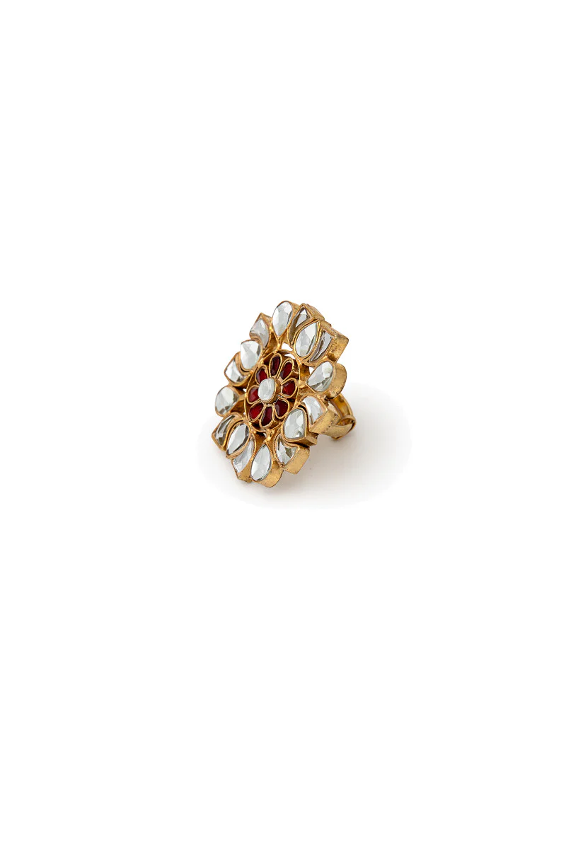 JRG-017 Ruby red with Gold - Image 3