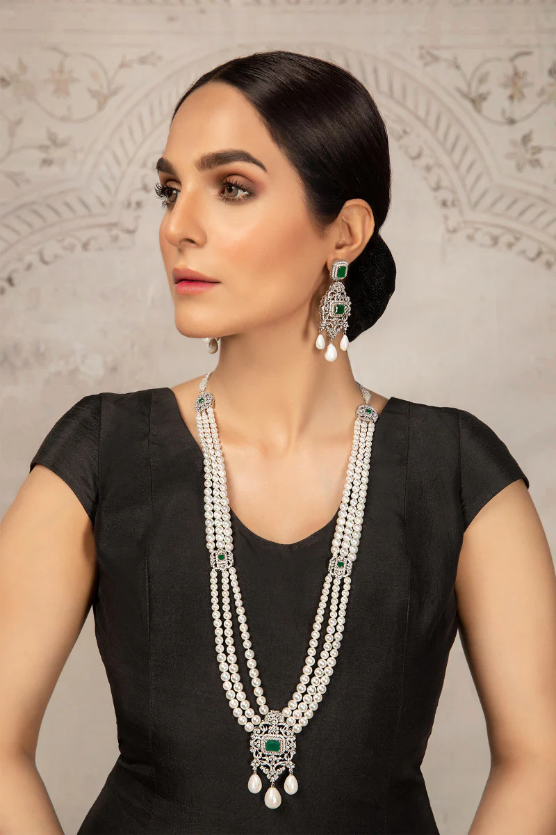 JST-005-Emerald Green And White - Image 2