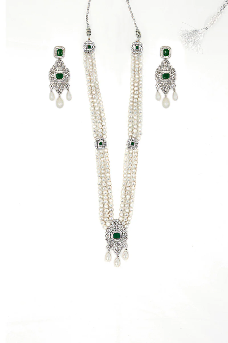 JST-005-Emerald Green And White - Image 3