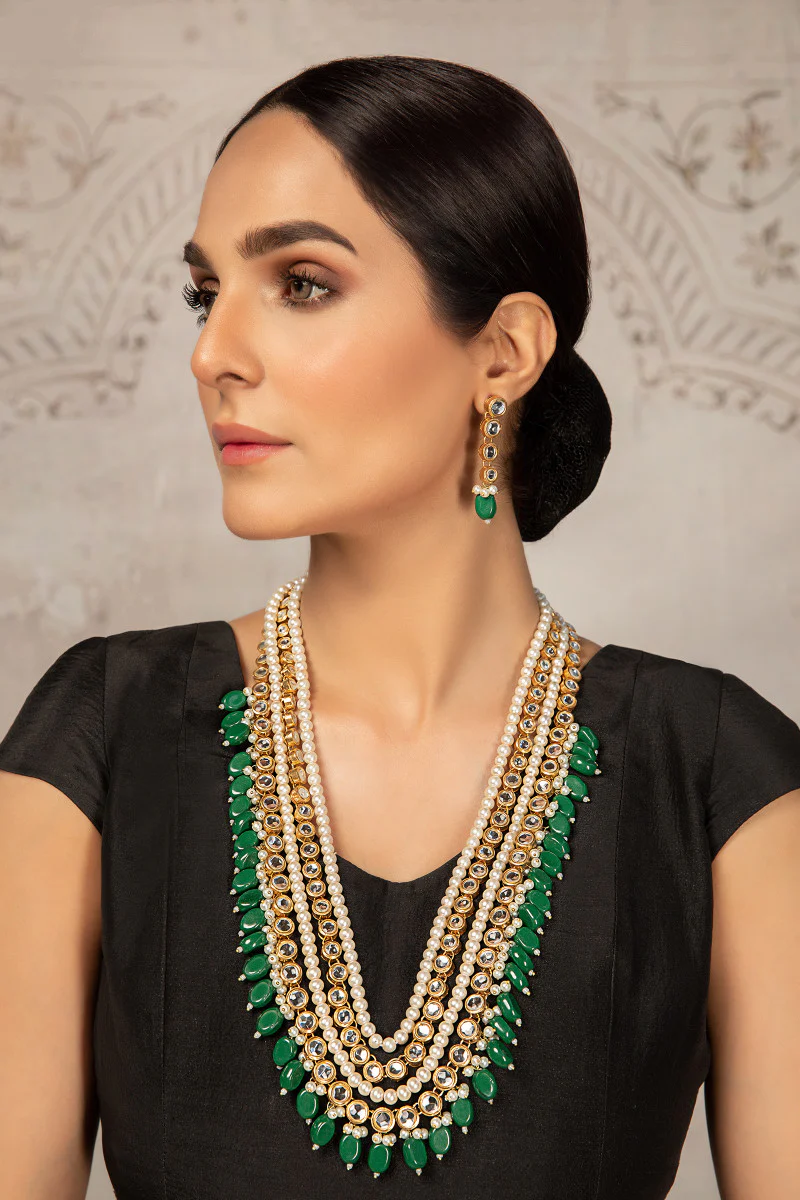 JST-006-Emerald Green & gold - Image 2
