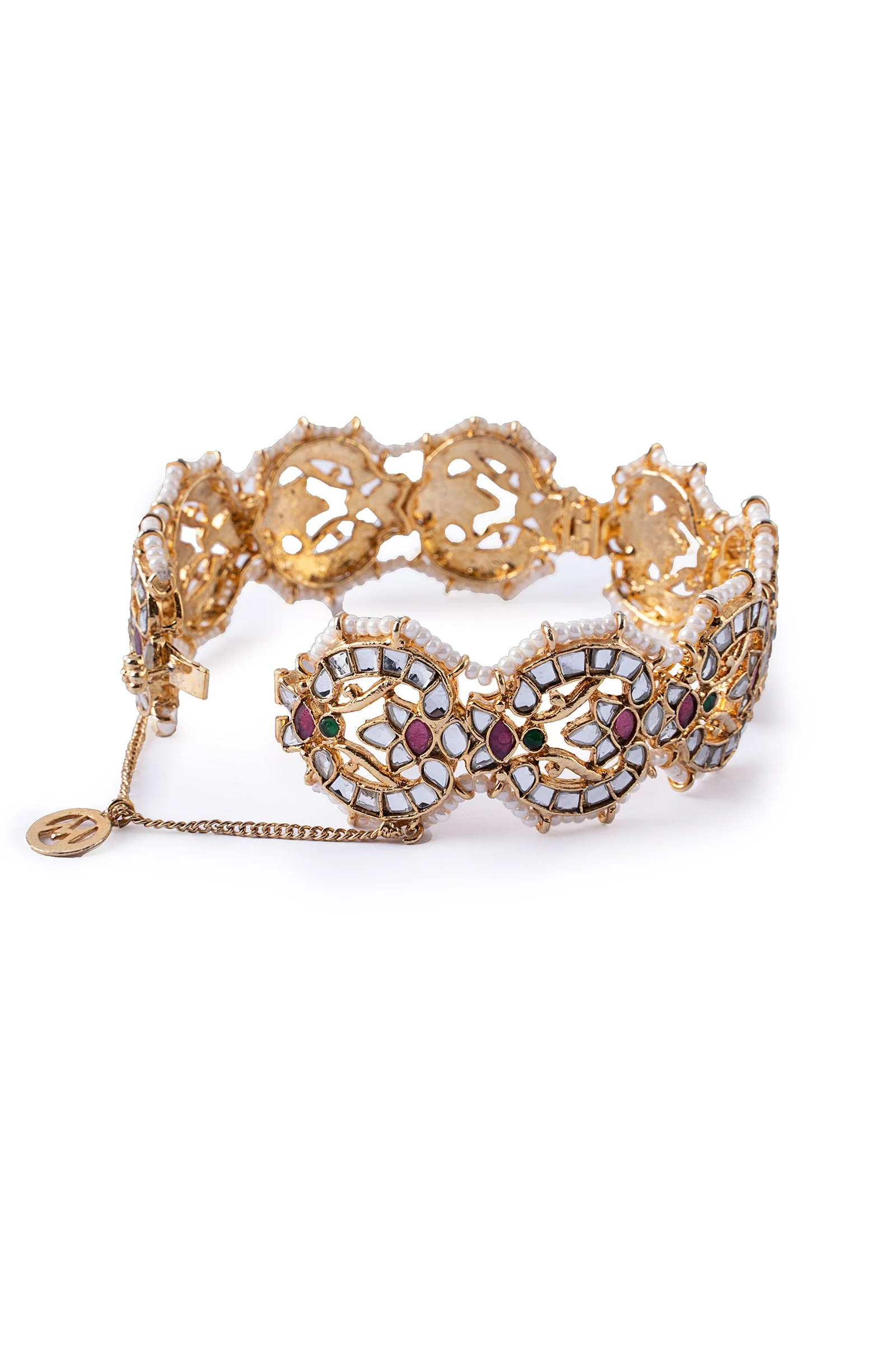 Kundan Halo Bangle - Image 3