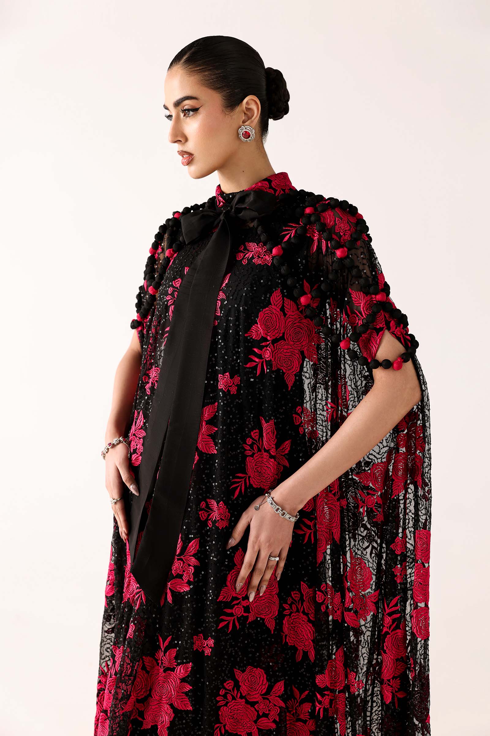 Embroidered Net Fabric (2Pcs) - Image 3