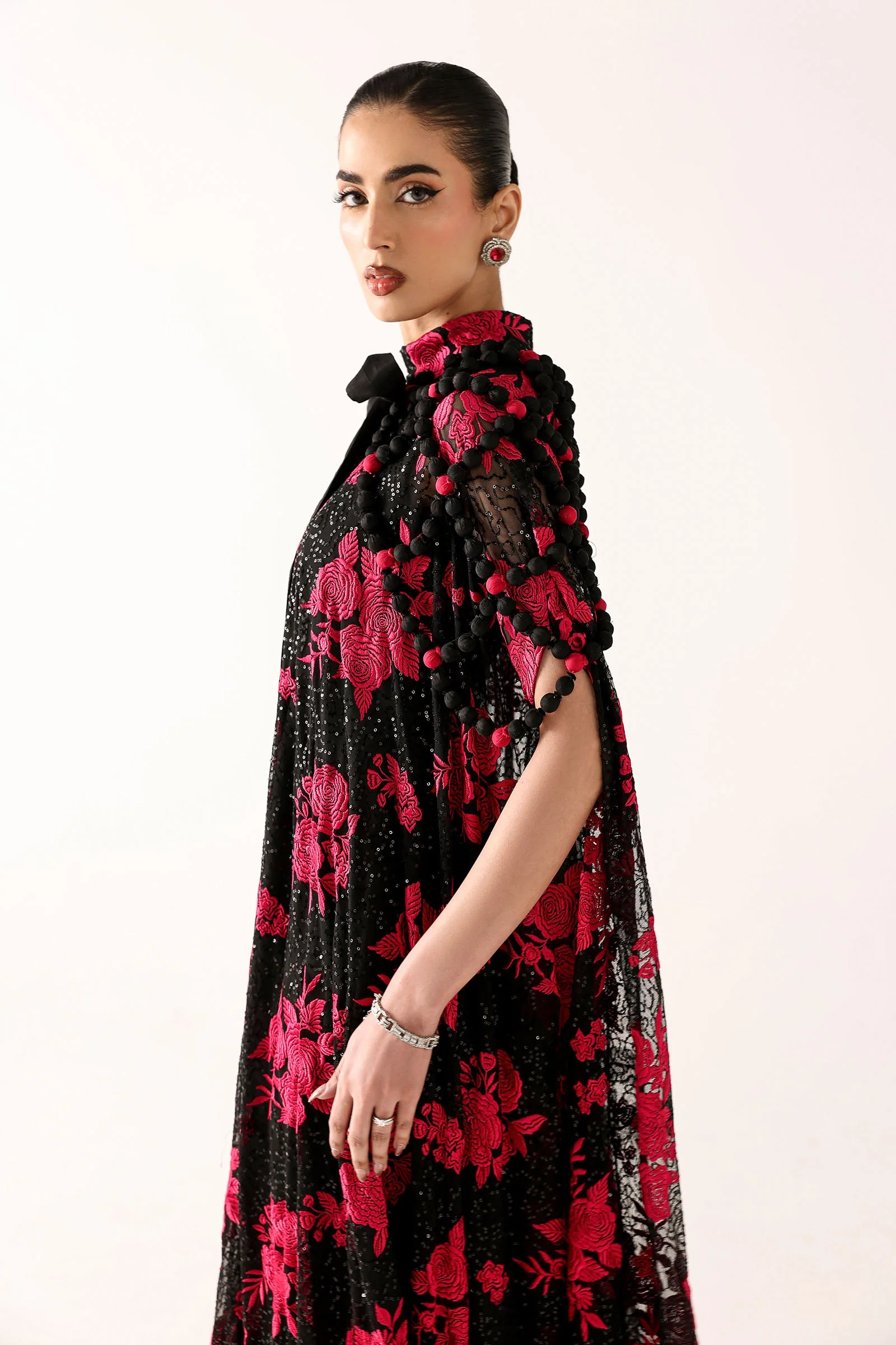 Embroidered Net Fabric (2Pcs) - Image 4