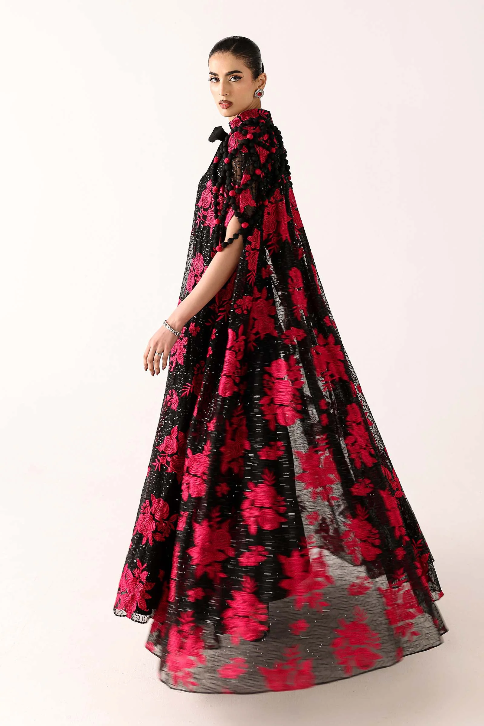 Embroidered Net Fabric (2Pcs) - Image 6