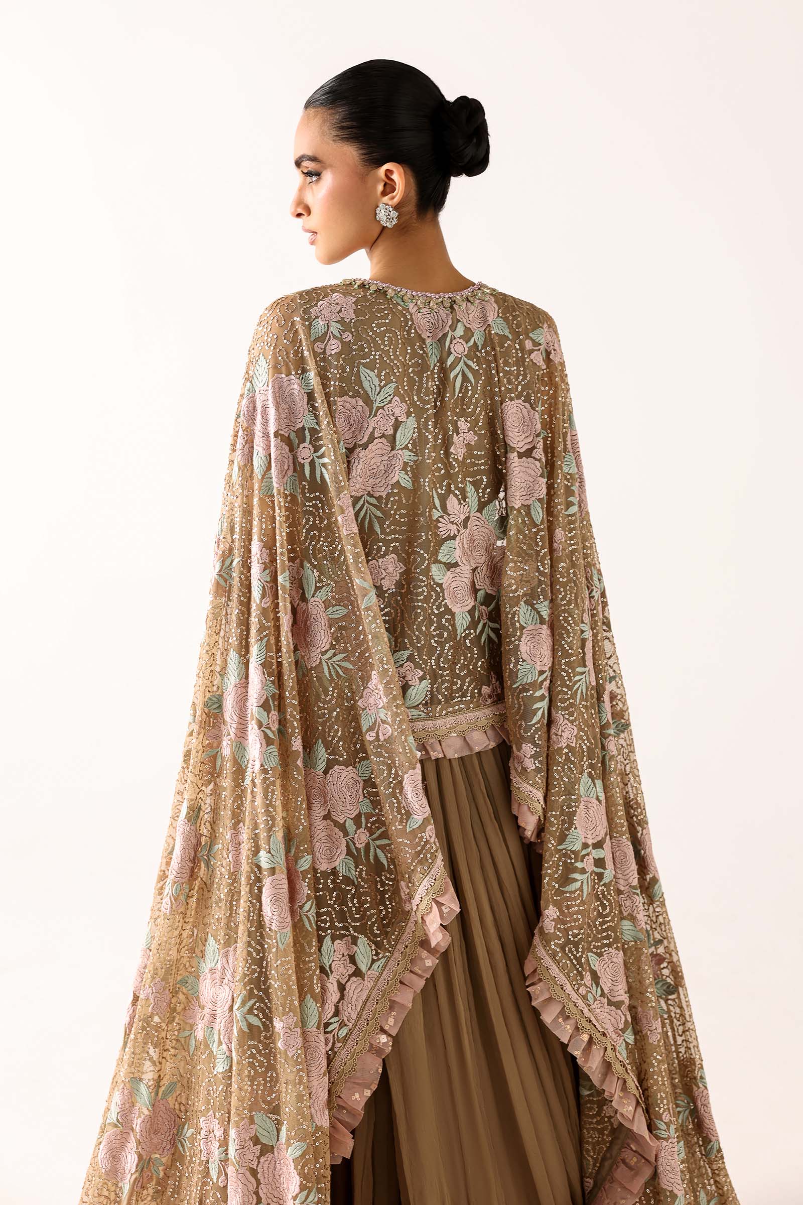 Embroidered Net Fabric (2Pcs) - Image 5