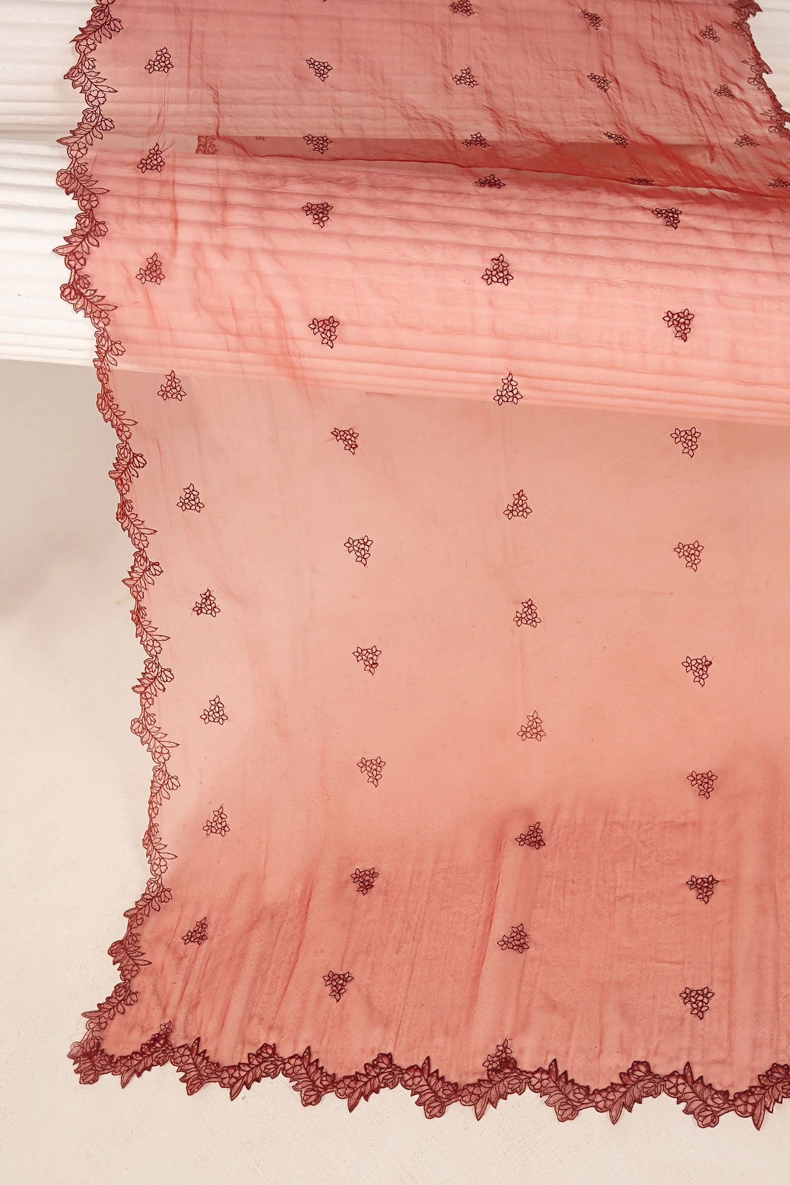 Embroidered Organza Fabric (2Pcs) - Image 11