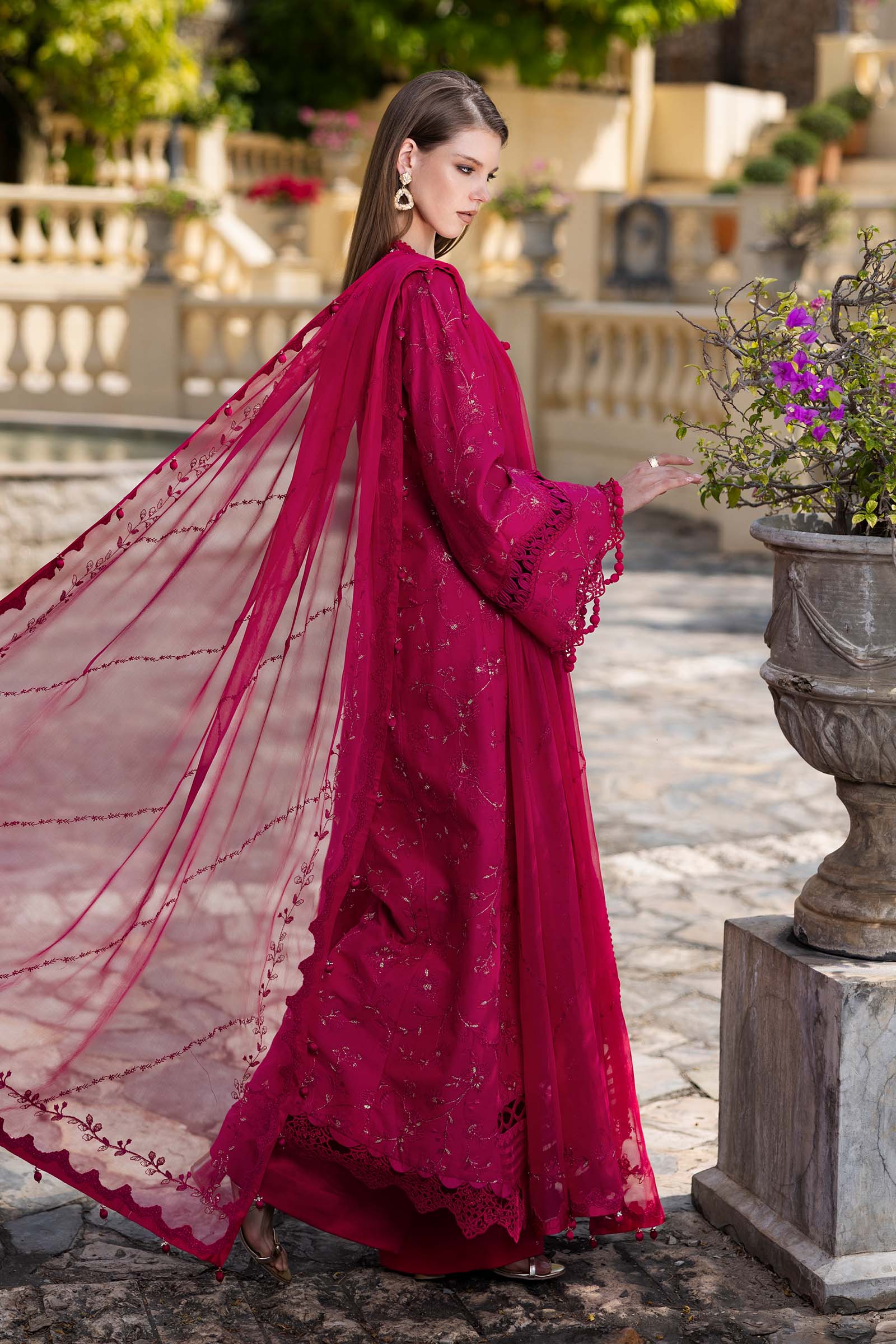 Embroidered Lawn Fabric (2Pcs) - Image 5