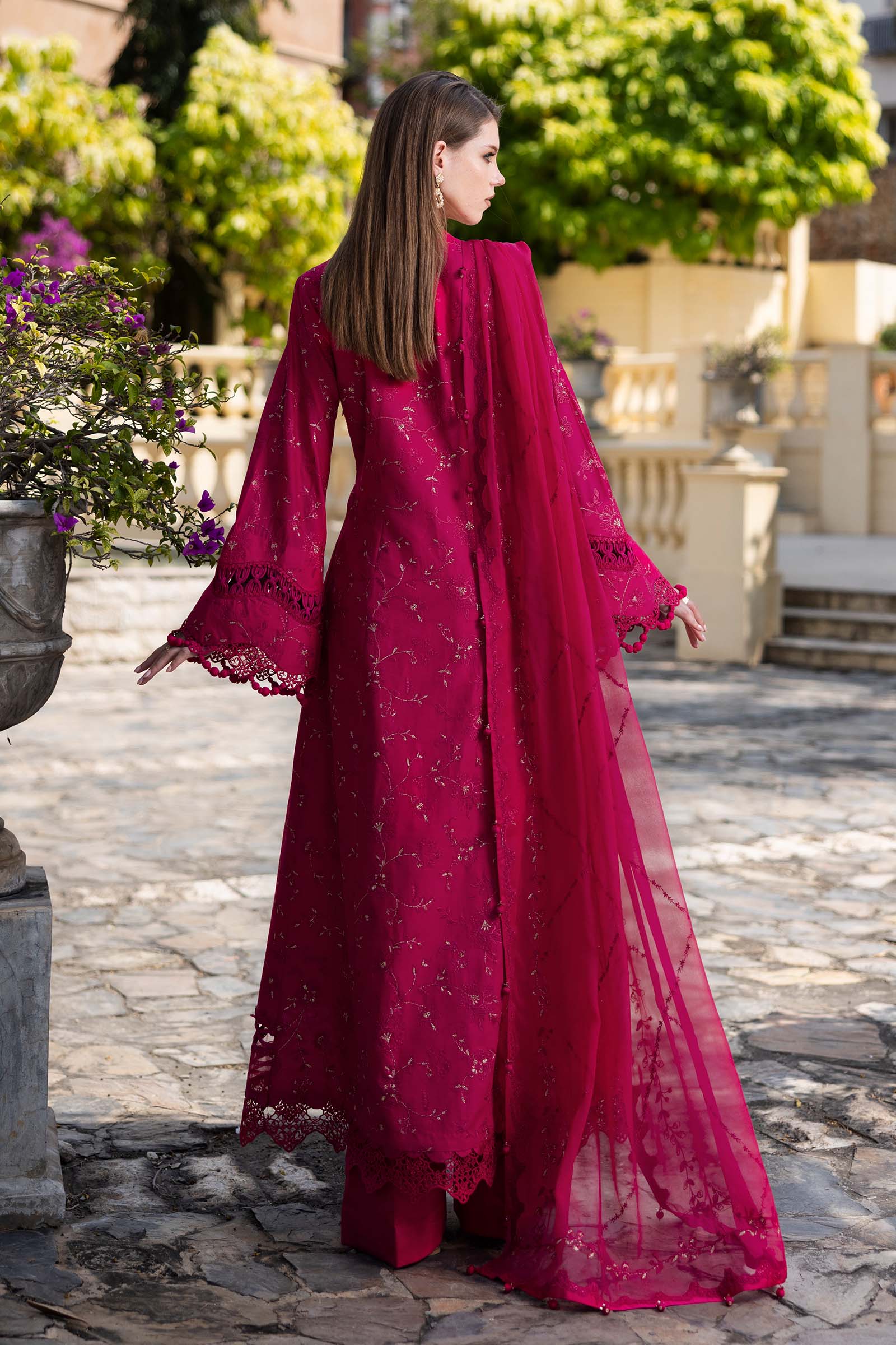 Embroidered Lawn Fabric (2Pcs) - Image 6