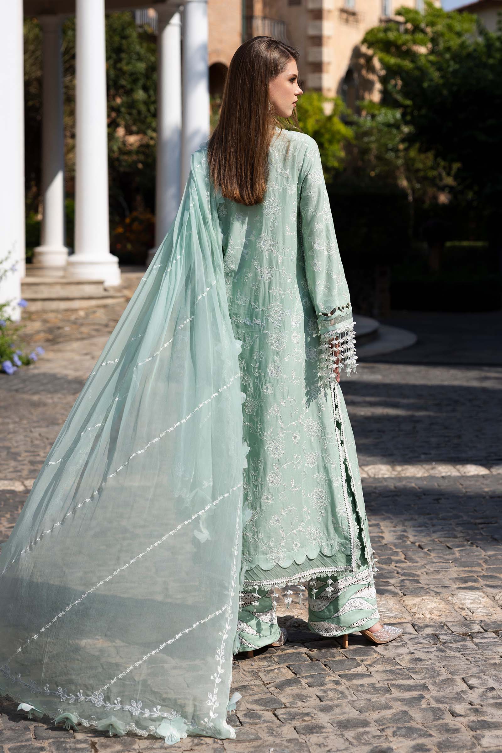 Embroidered Lawn Fabric (2Pcs) - Image 10