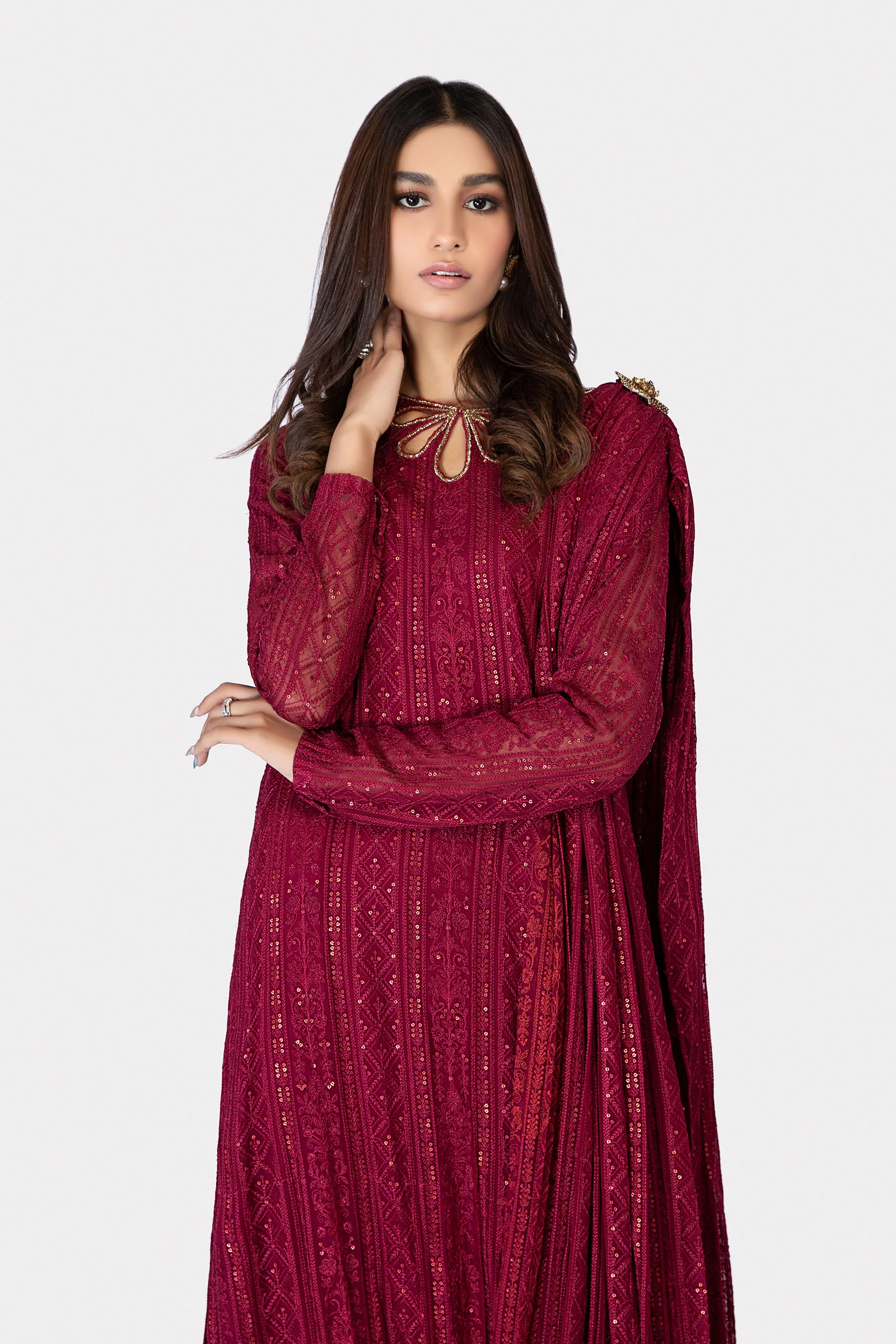 M.Luxe Fabrics LF-302-Plum - Image 2