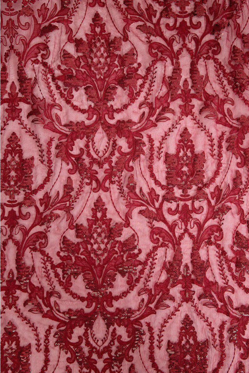 M.Luxe Fabrics LF-304-Maroon - Image 5