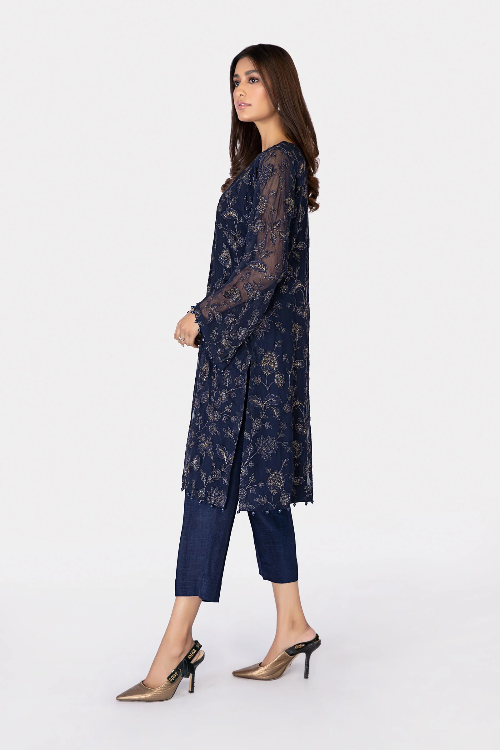 M.Luxe Fabrics LF-305-Blue - Image 3
