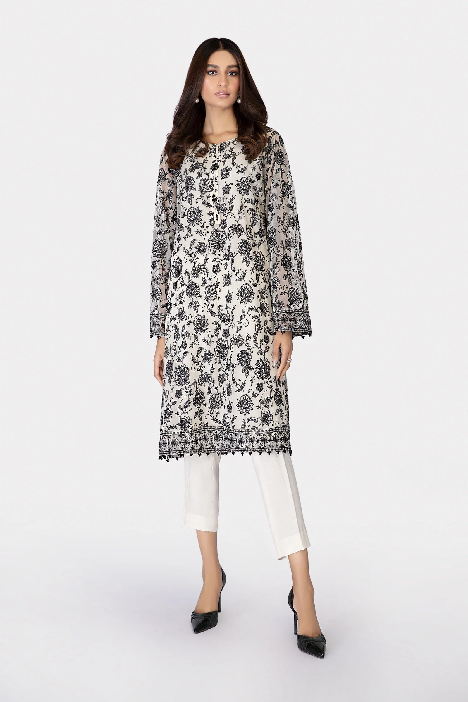 M.Luxe Fabrics LF-316-Off White - Image 3
