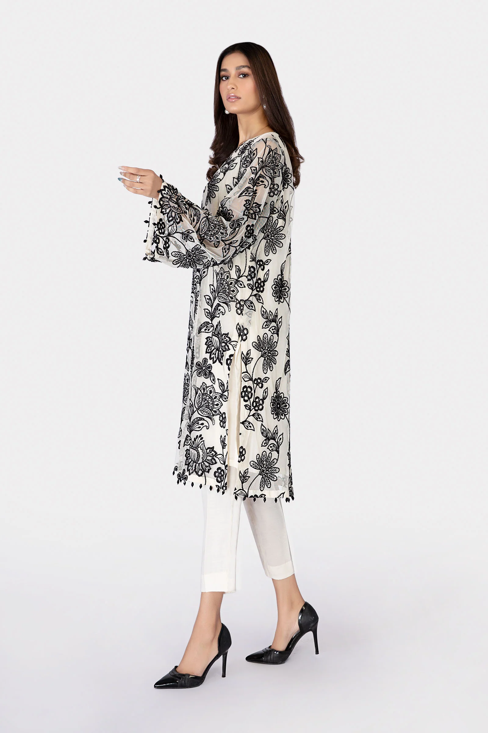 M.Luxe Fabrics LF-318-Off White - Image 3