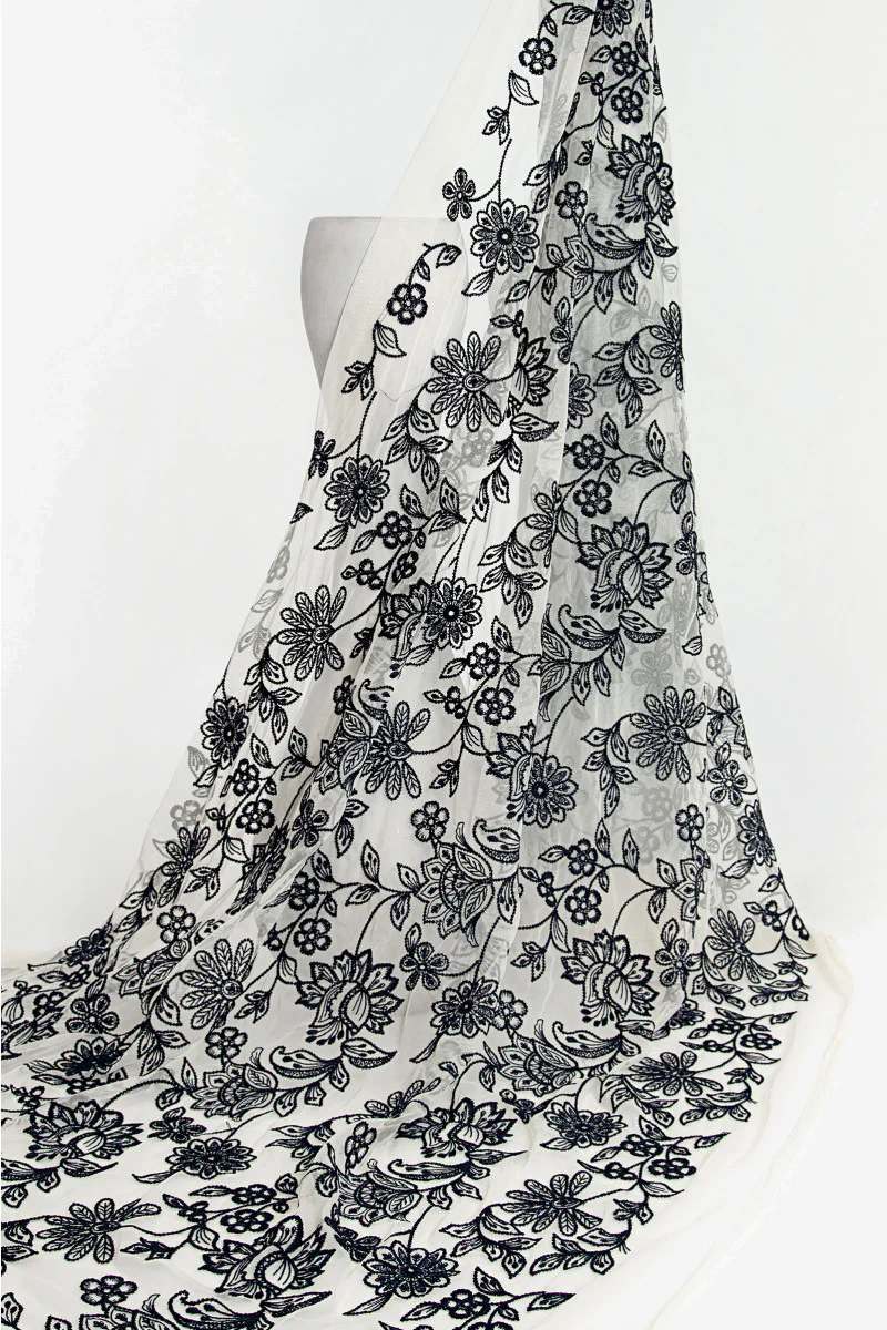M.Luxe Fabrics LF-318-Off White - Image 4