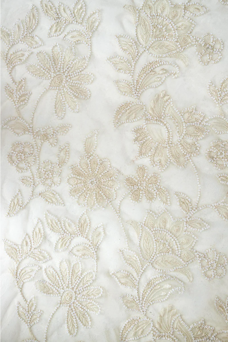 M.Luxe Fabrics LF-319-Off White - Image 5