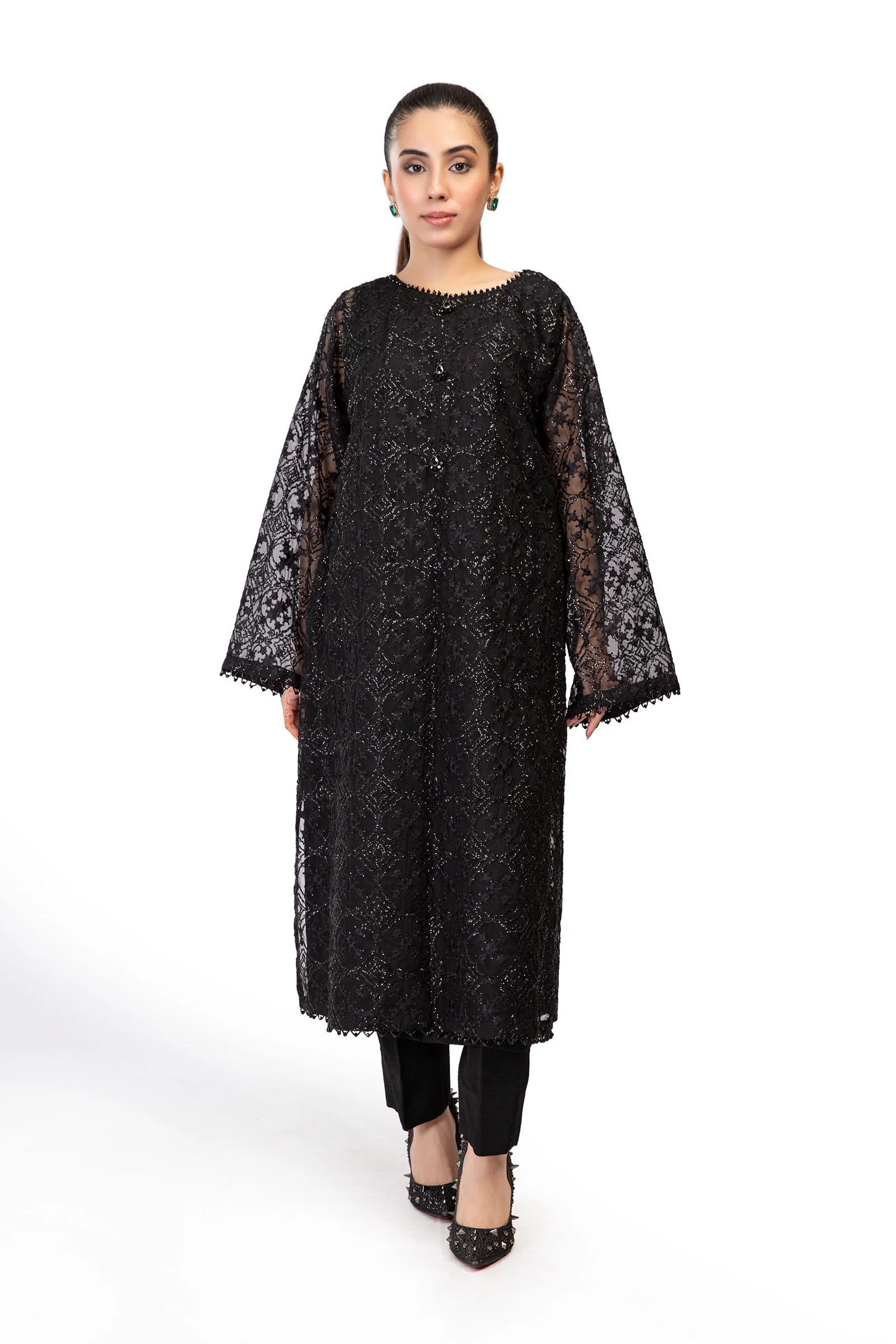 M.Luxe Fabrics LF-322-Black