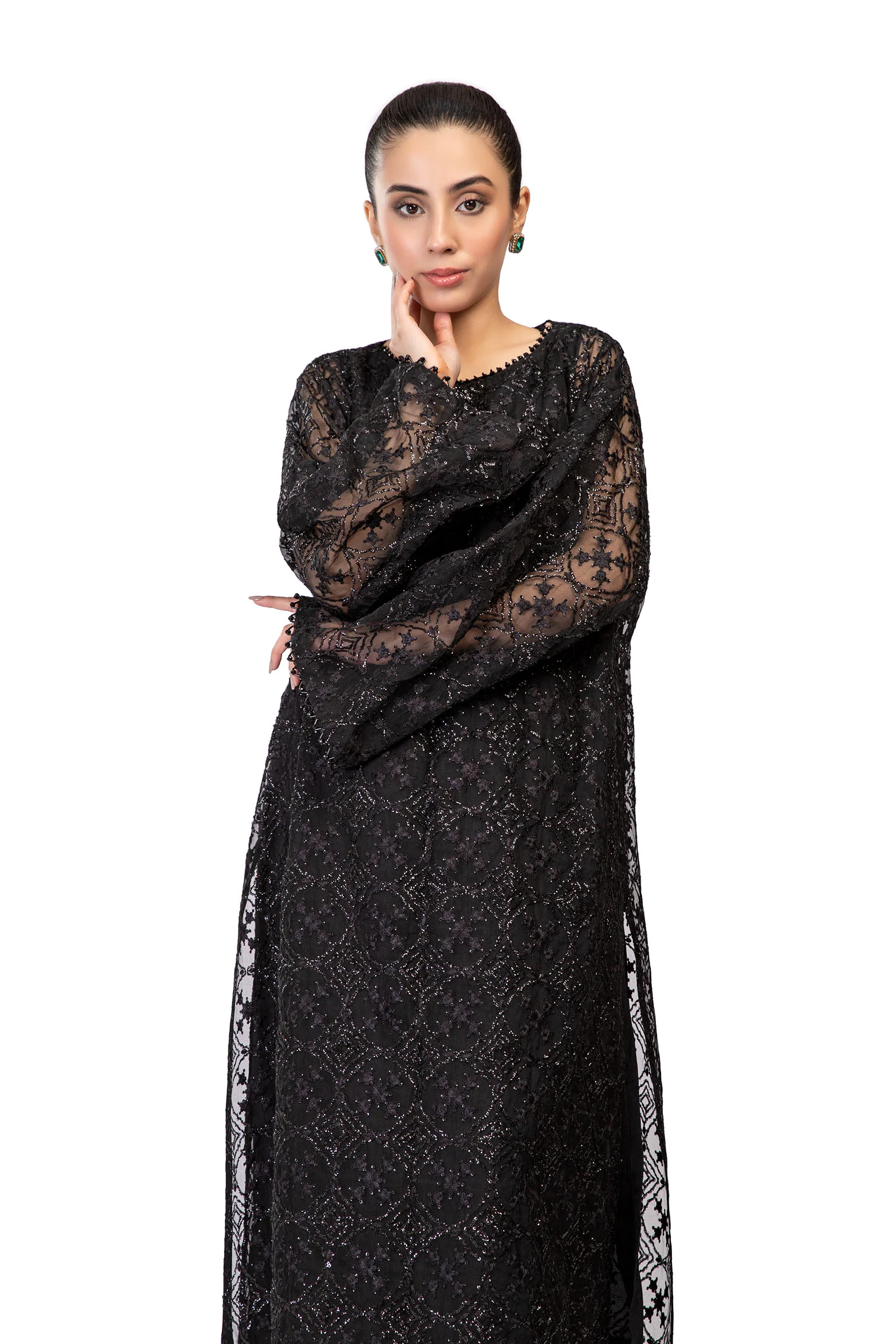 M.Luxe Fabrics LF-322-Black - Image 2