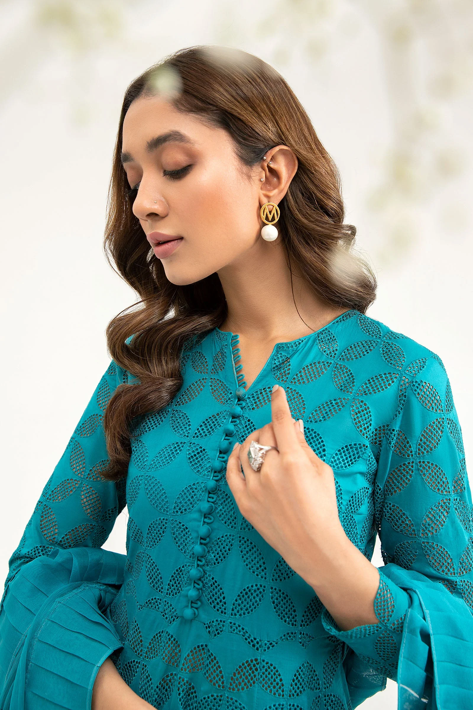 M.Luxe Fabrics Sea Green LF-402 - Image 2