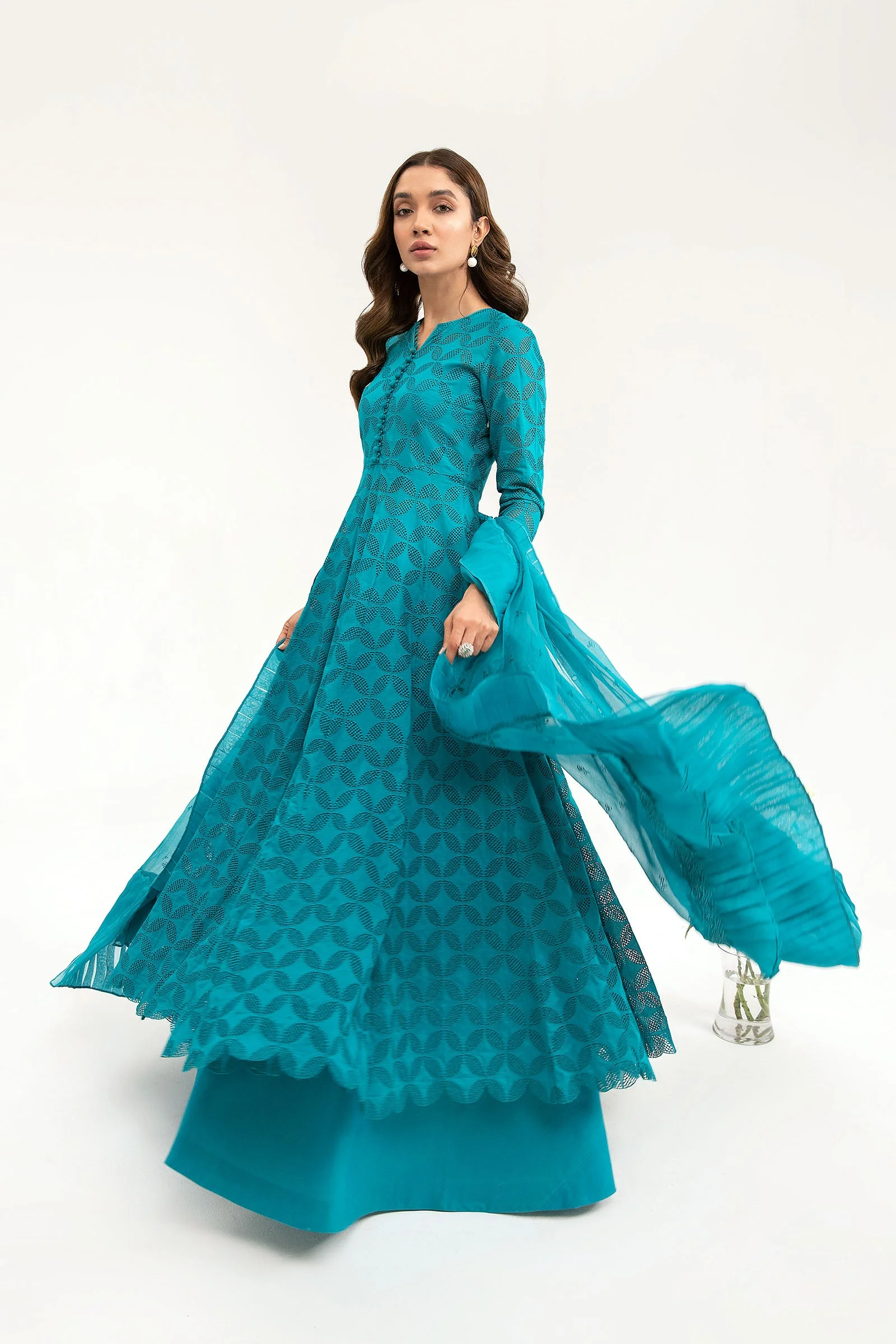 M.Luxe Fabrics Sea Green LF-402 - Image 3