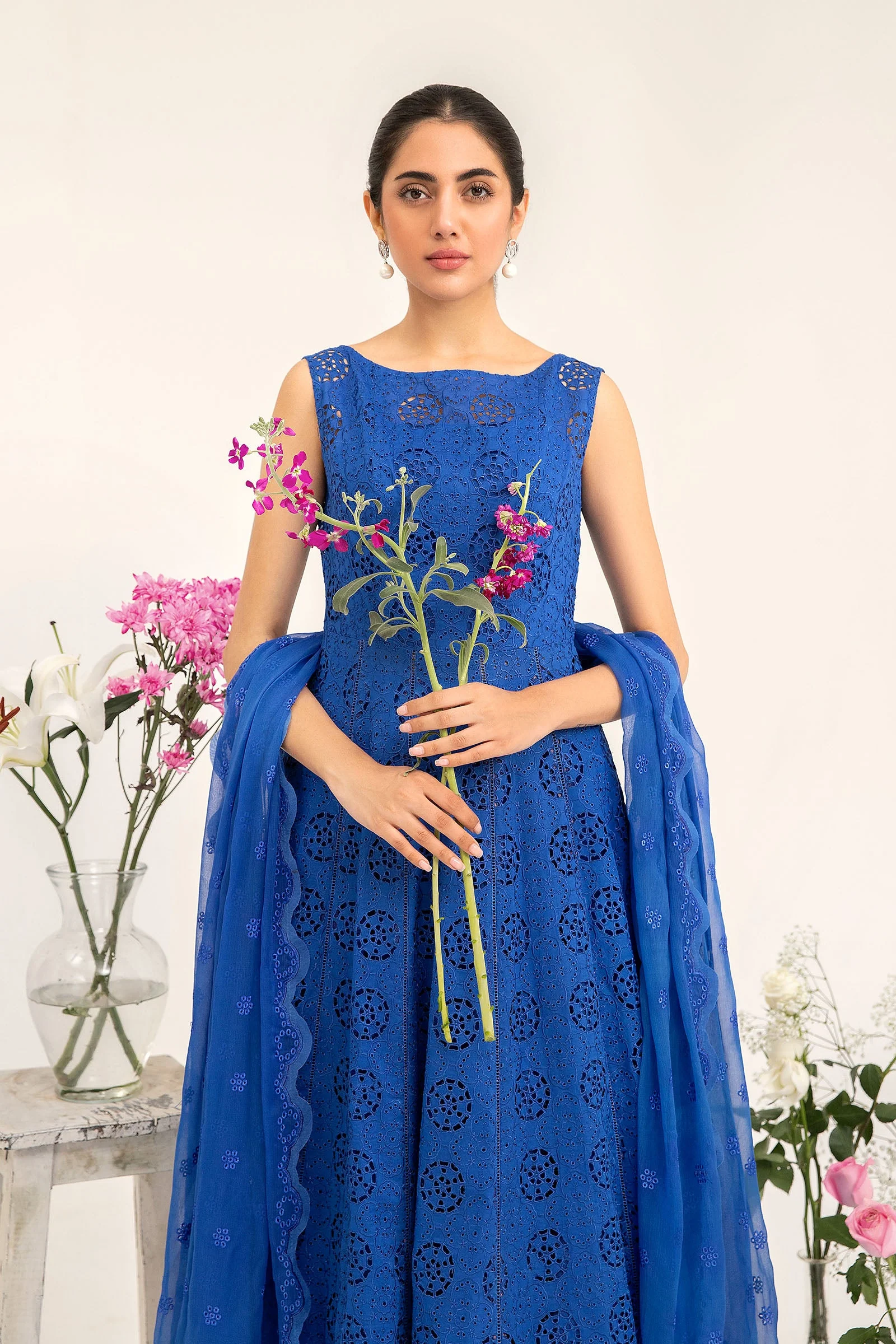 M.Luxe Fabrics Royal Blue LF-405 - Image 2