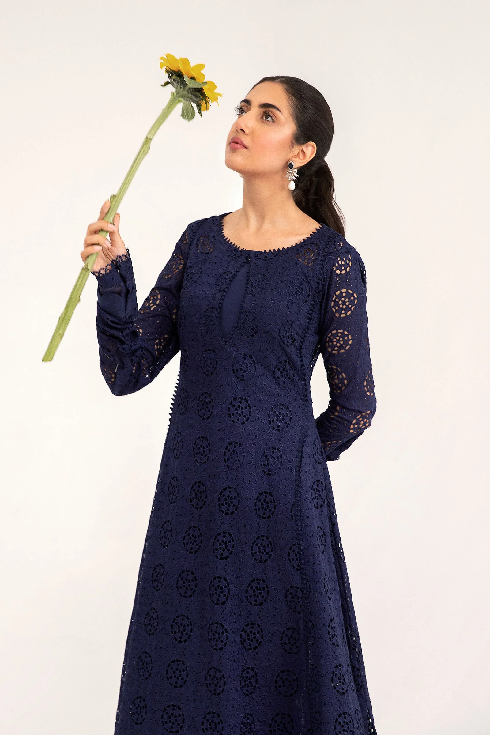 M.Luxe Fabrics Navy Blue LF-409 - Image 2
