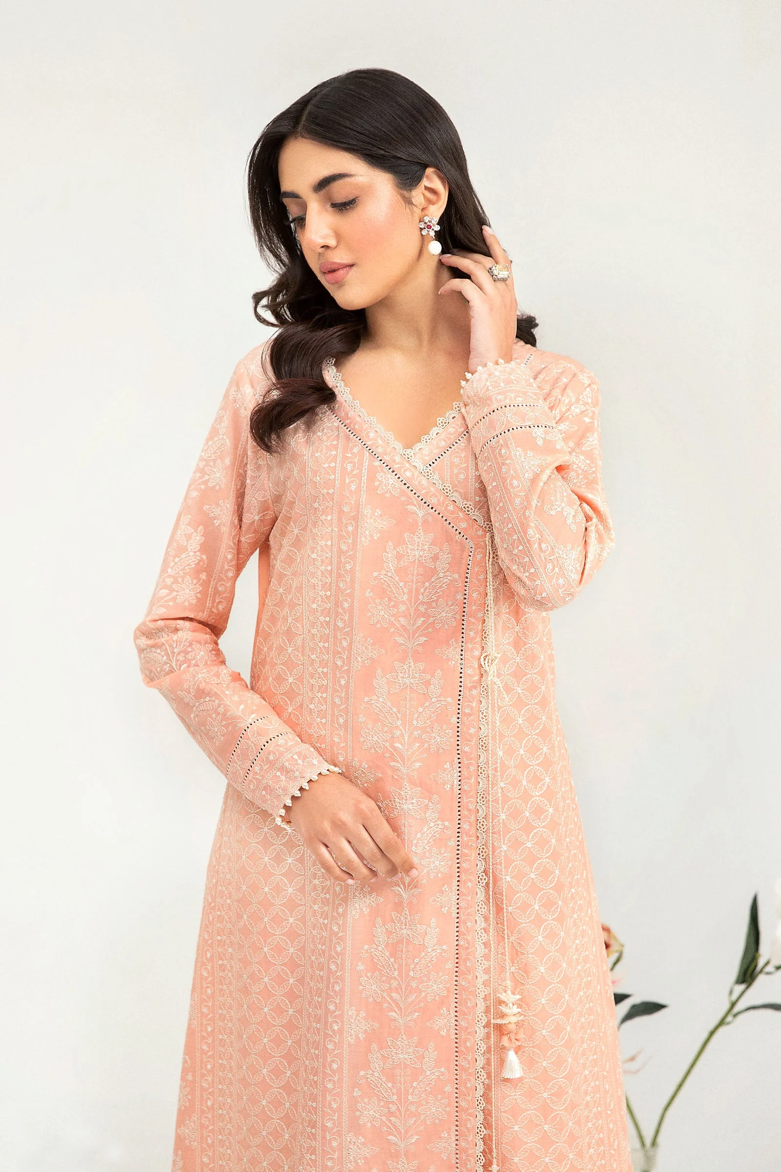 M.Luxe Fabrics Light Peach LF-410 - Image 2