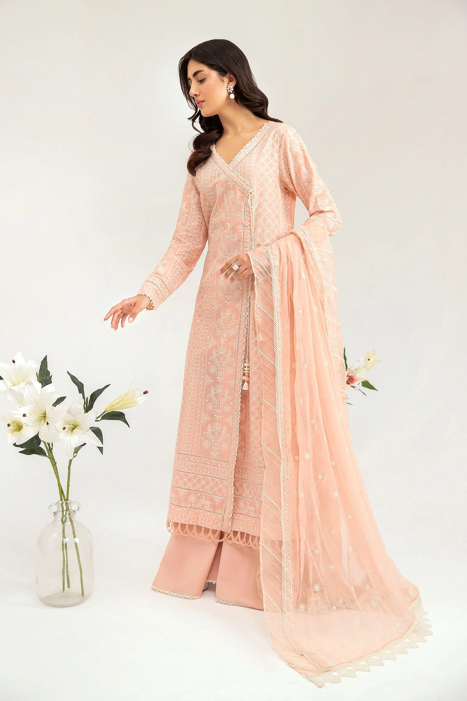 M.Luxe Fabrics Light Peach LF-410 - Image 3
